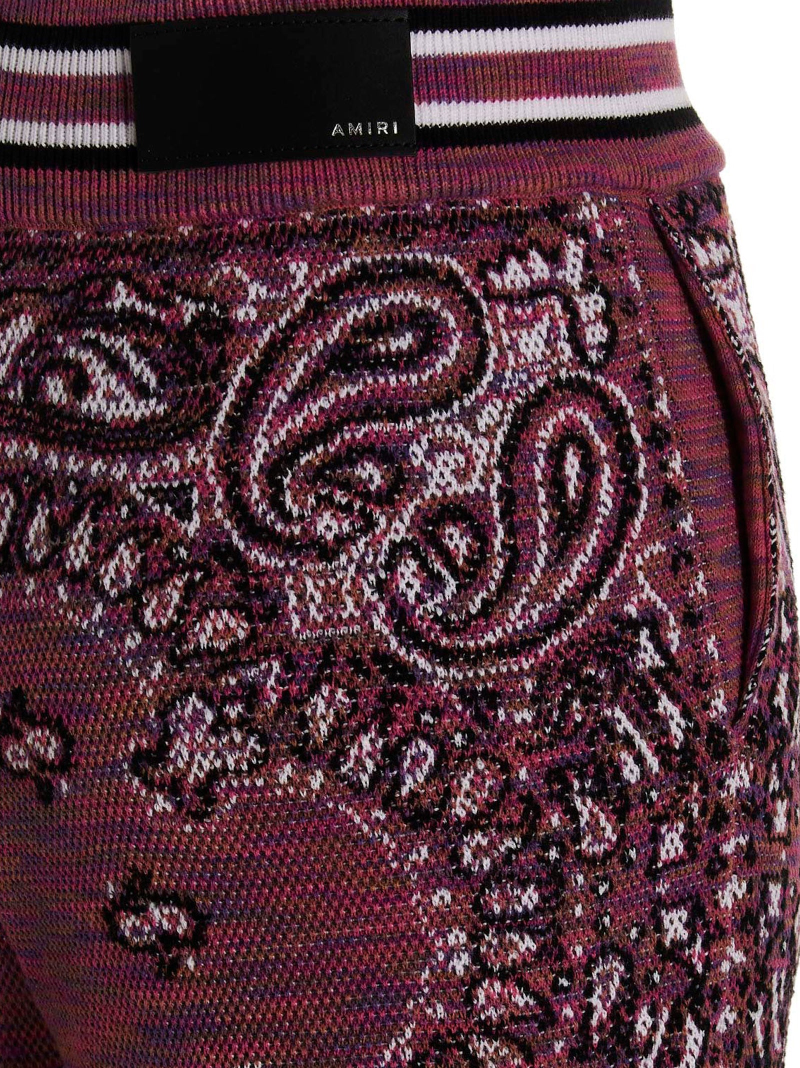 Amiri Purple Cotton Joggers (Workout Women's Pants)