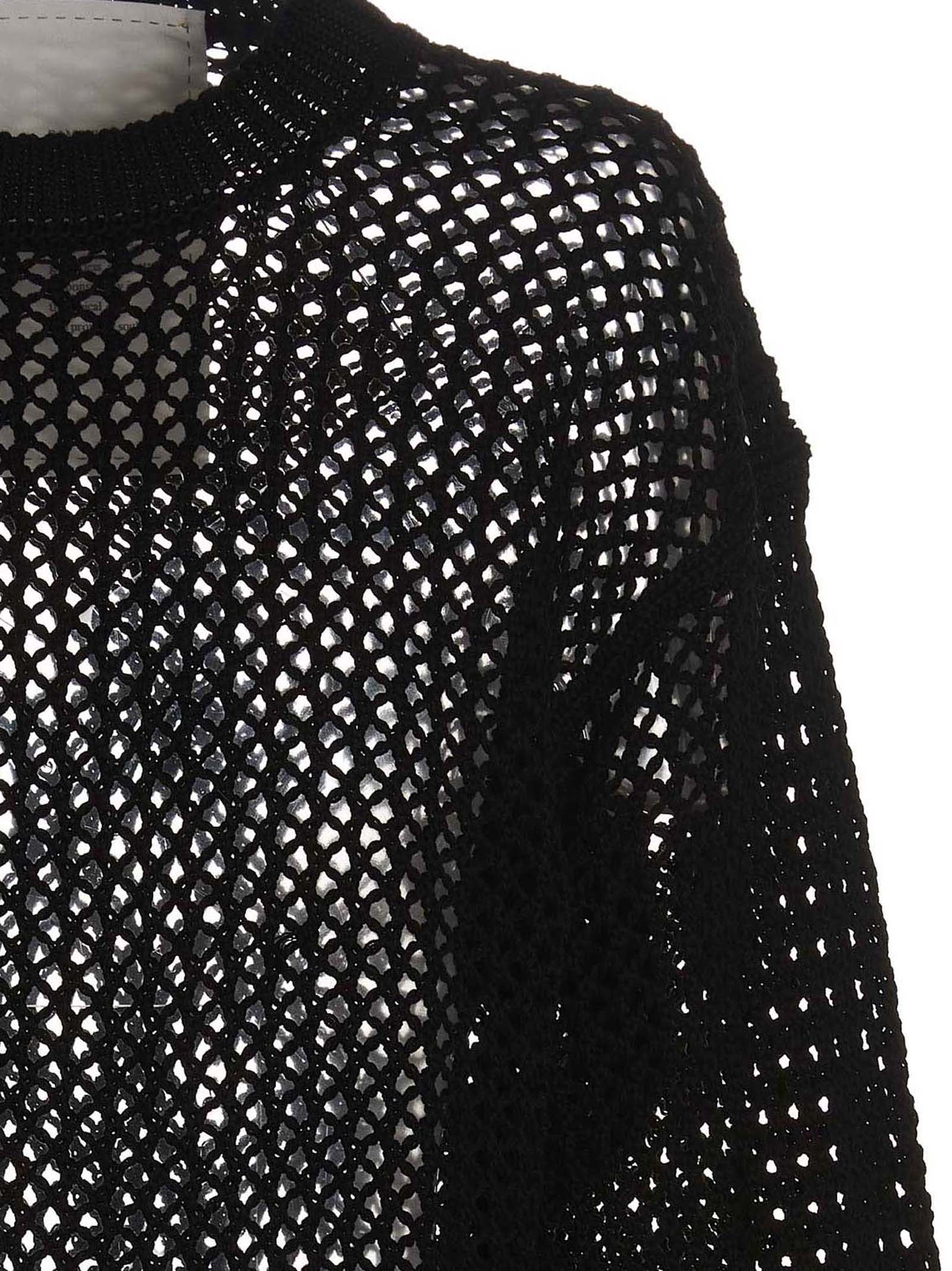 RAMAEL Black Cotton Women's Cardigan