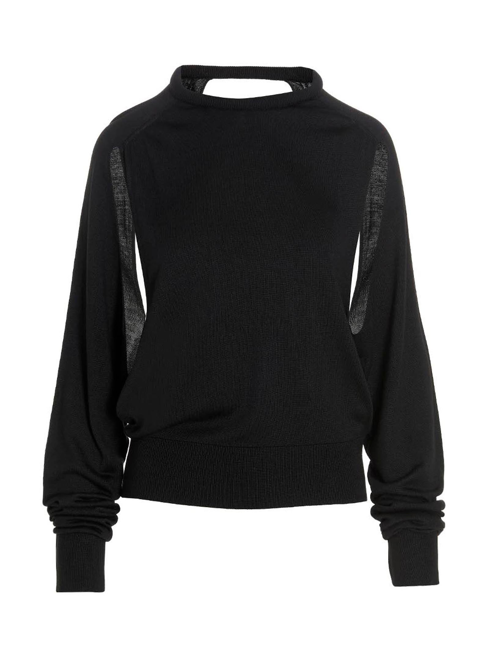RAMAEL Black Silk Women's Cardigan