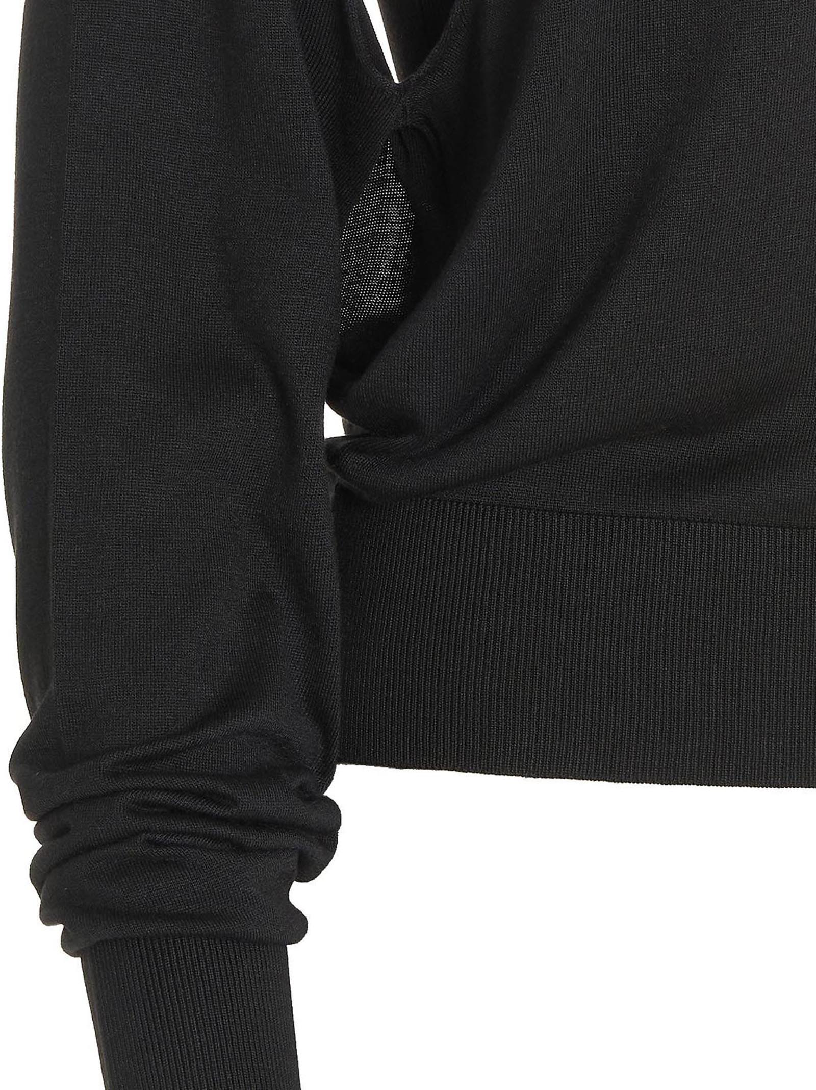 RAMAEL Black Silk Women's Cardigan