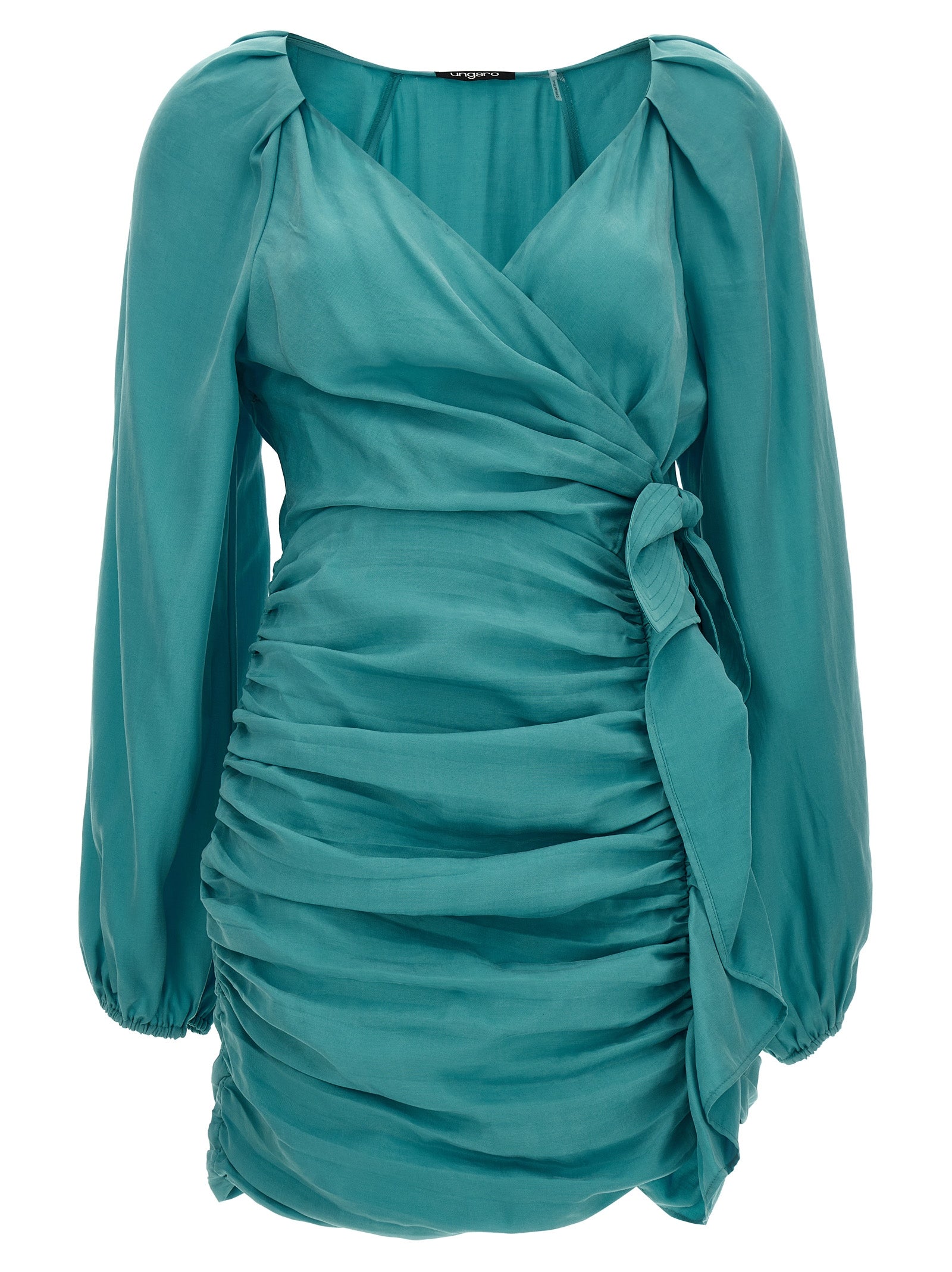 Ungaro Blue Lyocell Mini Women's Skirt