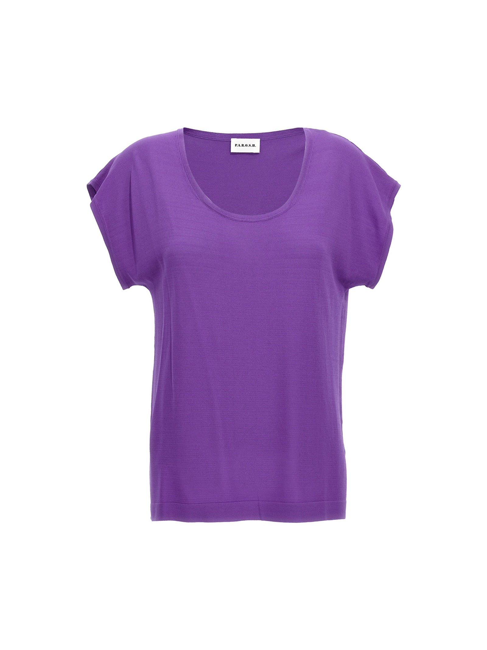 P.A.R.O.S.H. Purple Viscose Women's T-Shirt