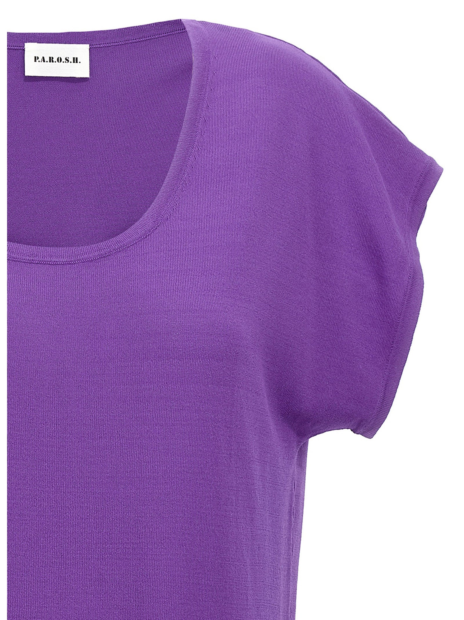P.A.R.O.S.H. Purple Viscose Women's T-Shirt