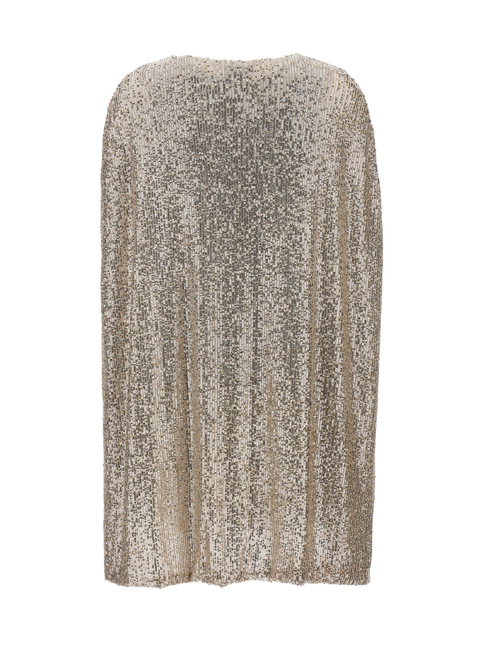 LE TWINS Silver Polyester Short Women's Dress