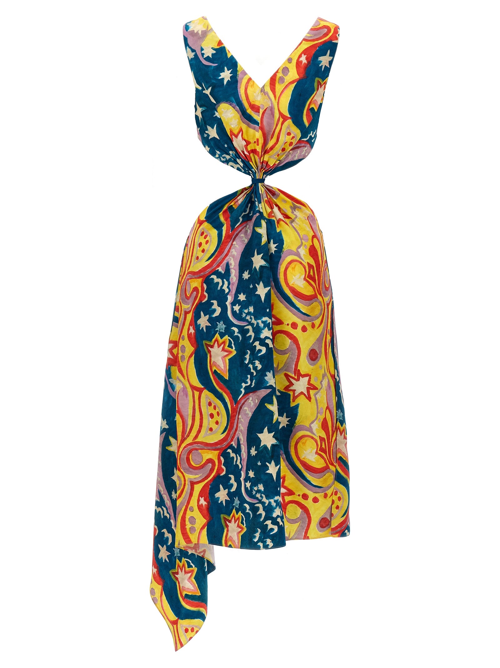 Marni Multicolor Viscose Long Women's Dress
