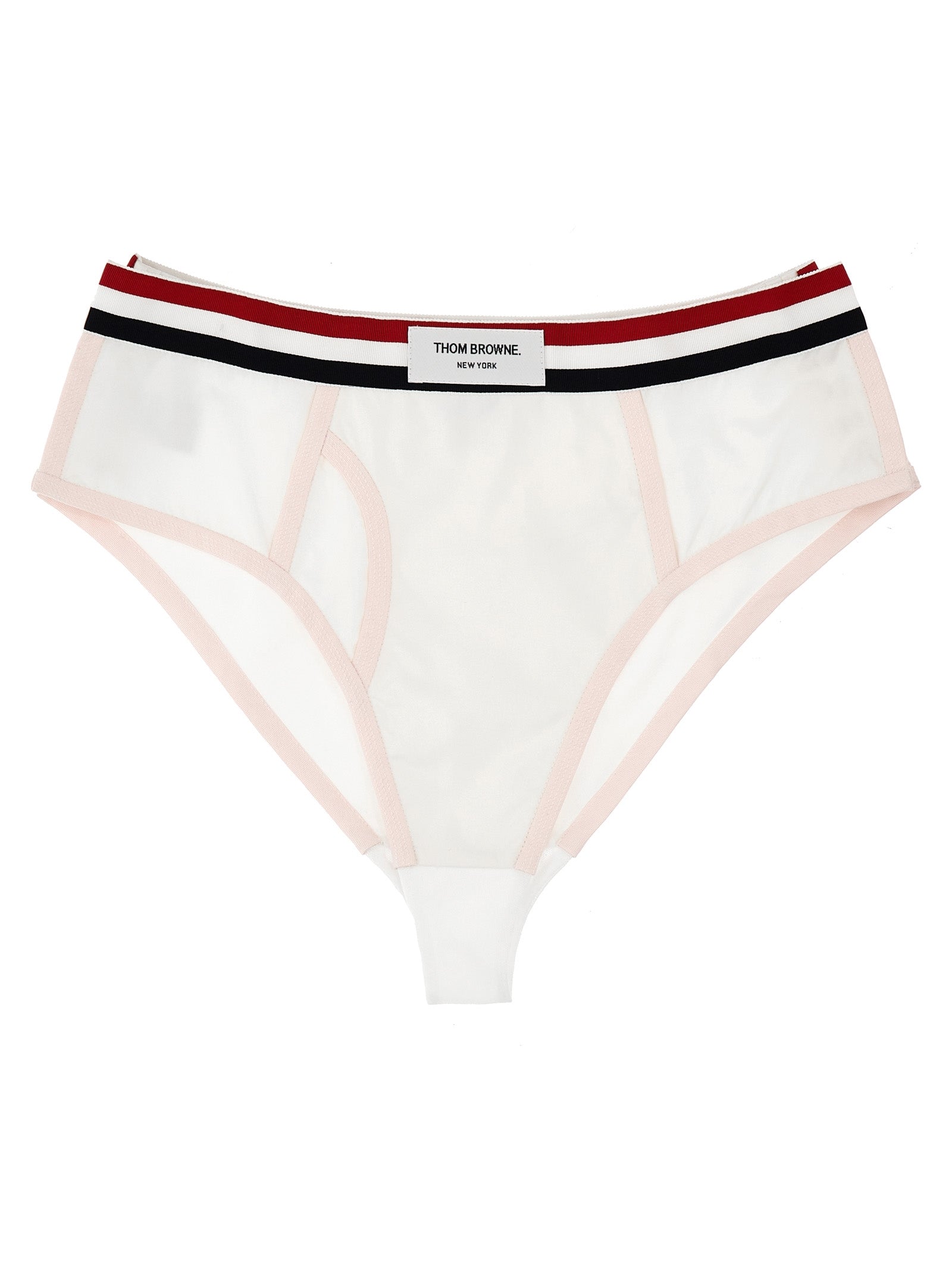 Thom Browne White Cotton Women's Briefs