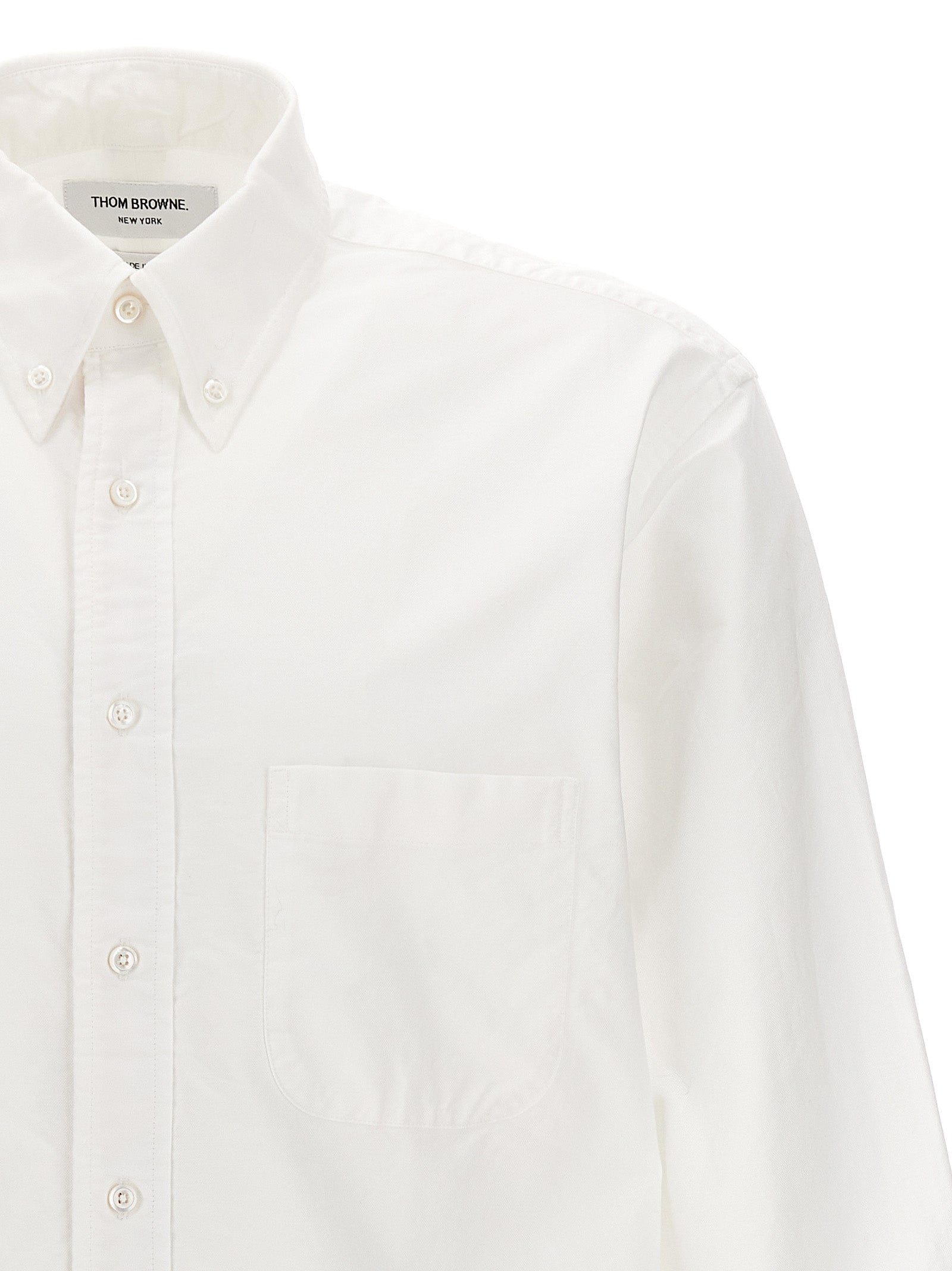 Thom Browne White Cotton Men's Blouse
