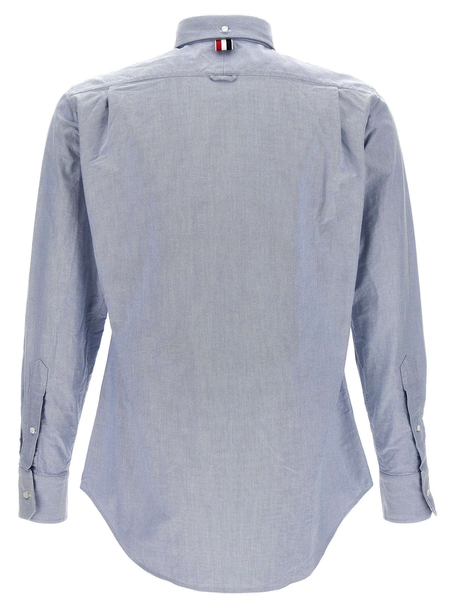 Thom Browne Blue Cotton Men's Blouse