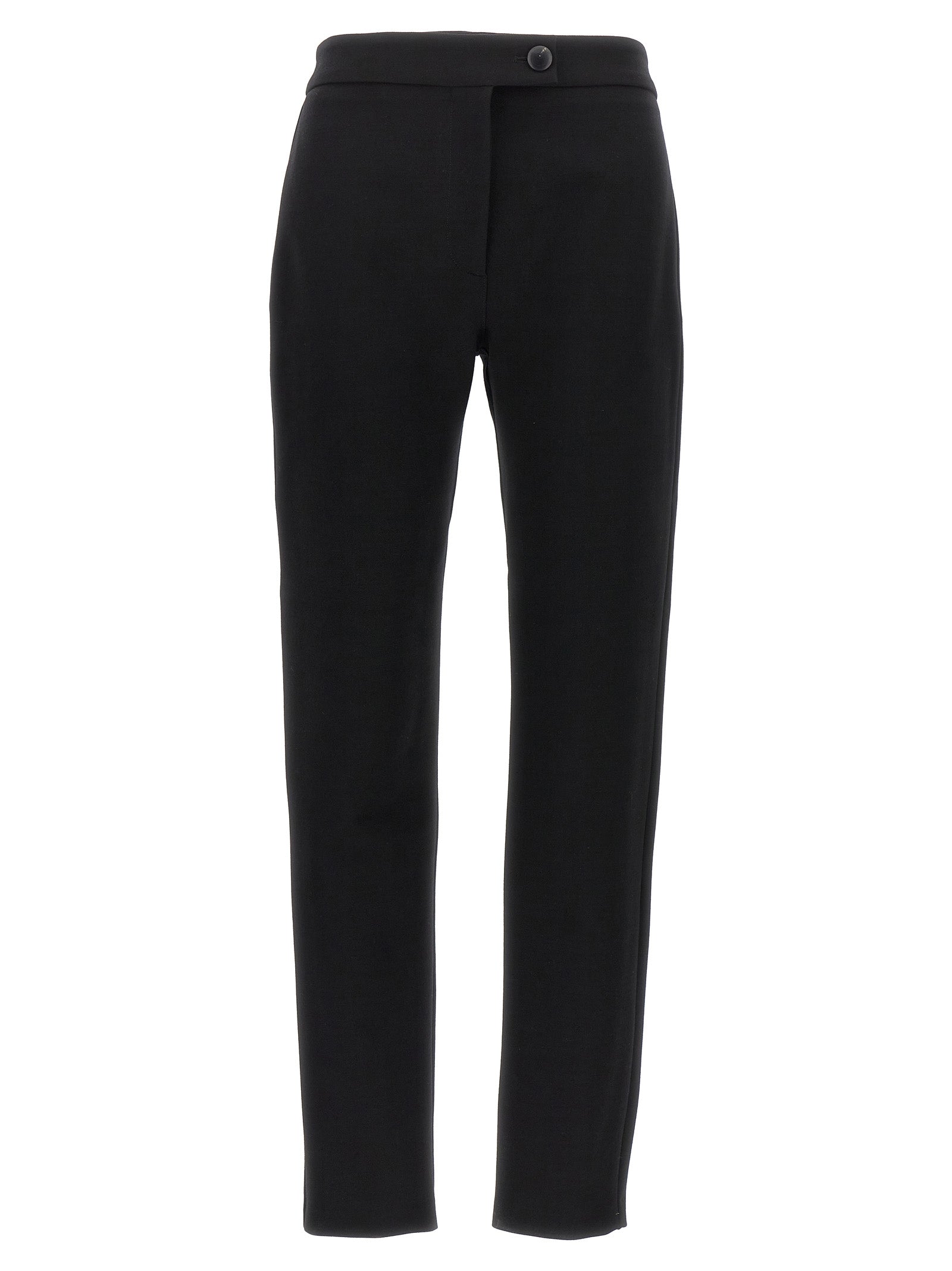 Ferragamo Black Elastane Skinny Women's Pants