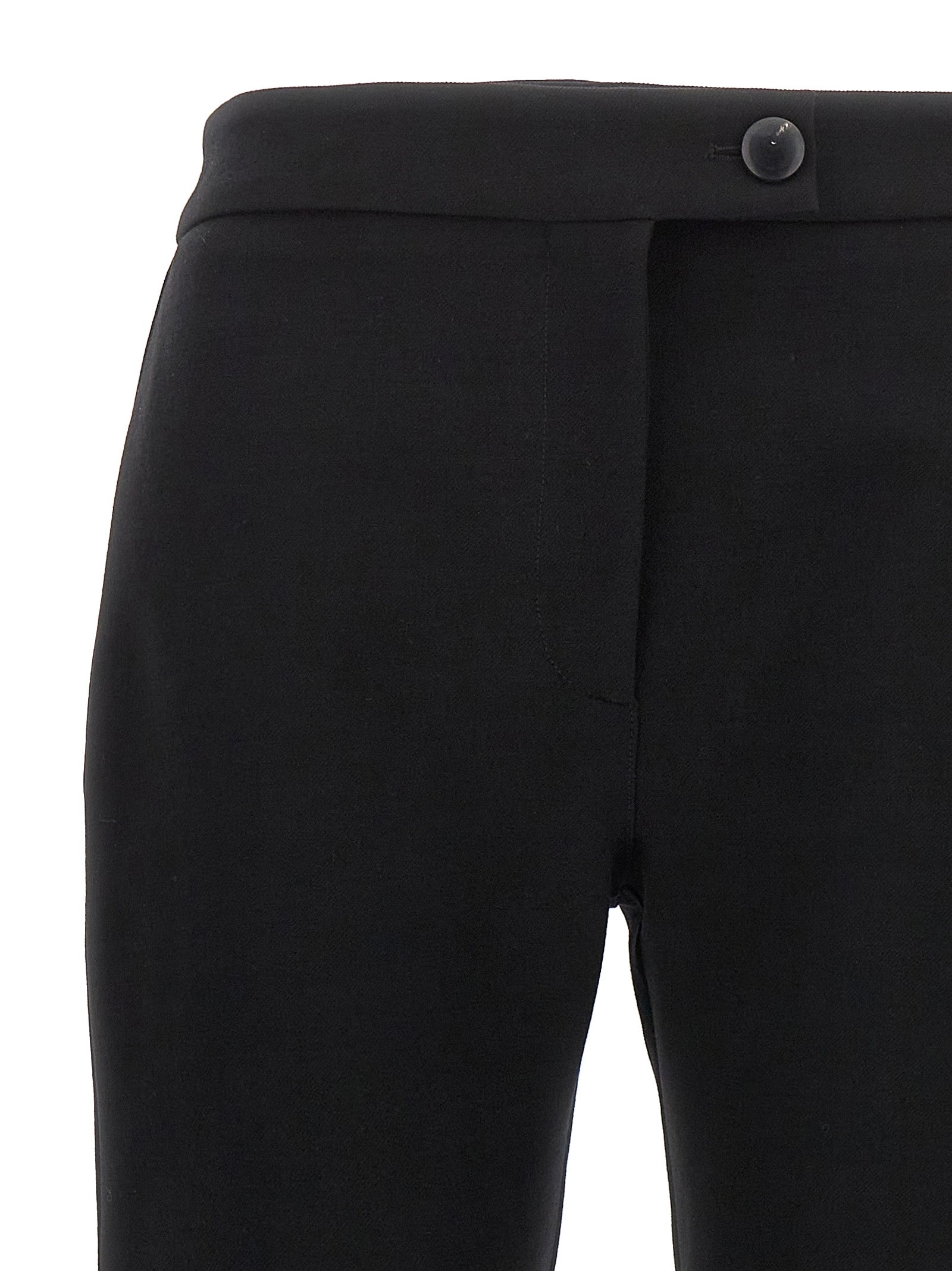 Ferragamo Black Elastane Skinny Women's Pants