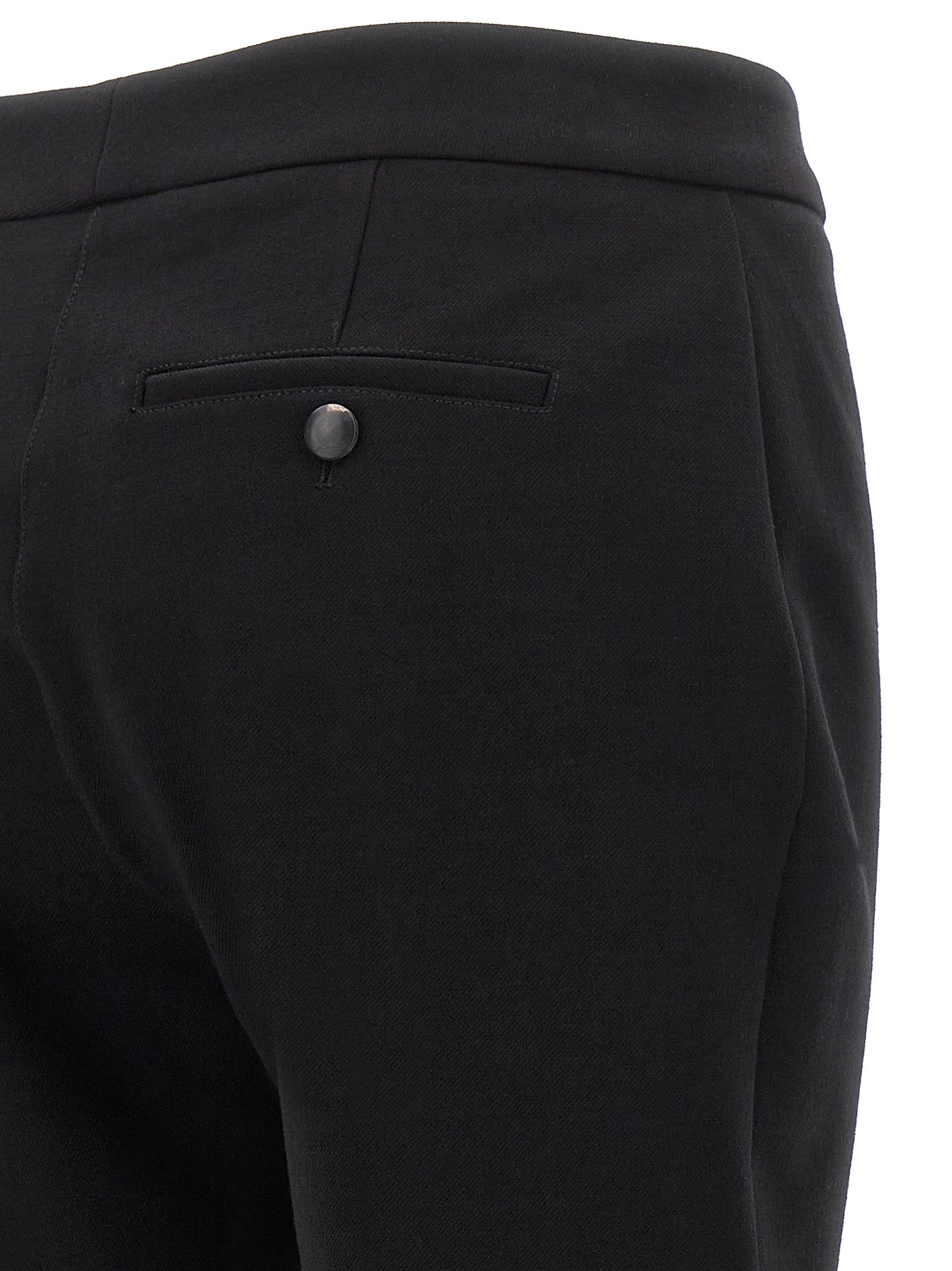 Ferragamo Black Elastane Skinny Women's Pants
