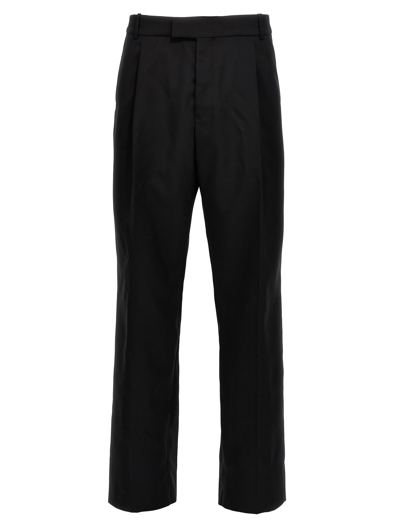 Alexander McQueen Black Wool Dress Men's Pants