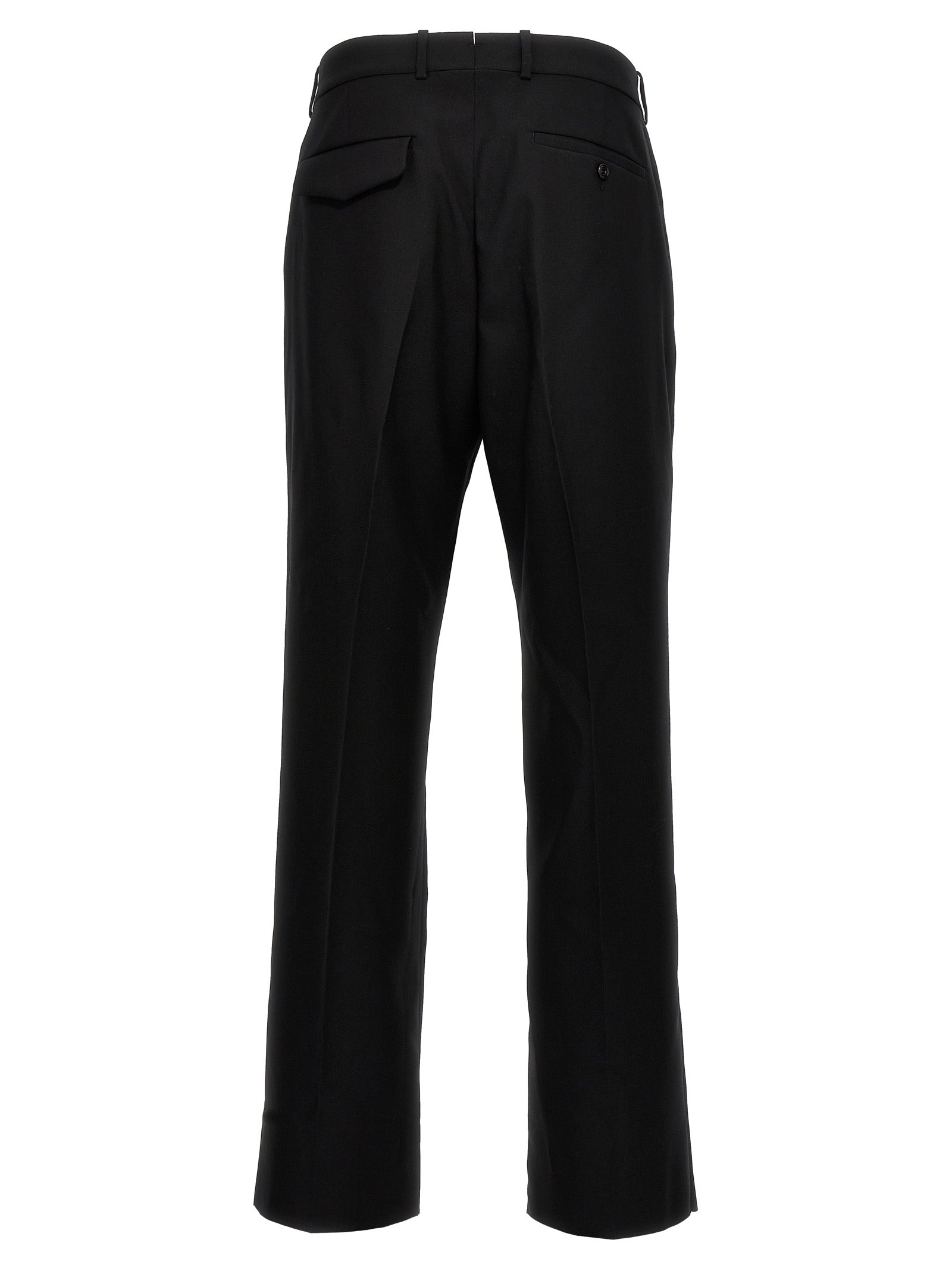 Alexander McQueen Black Wool Dress Men's Pants