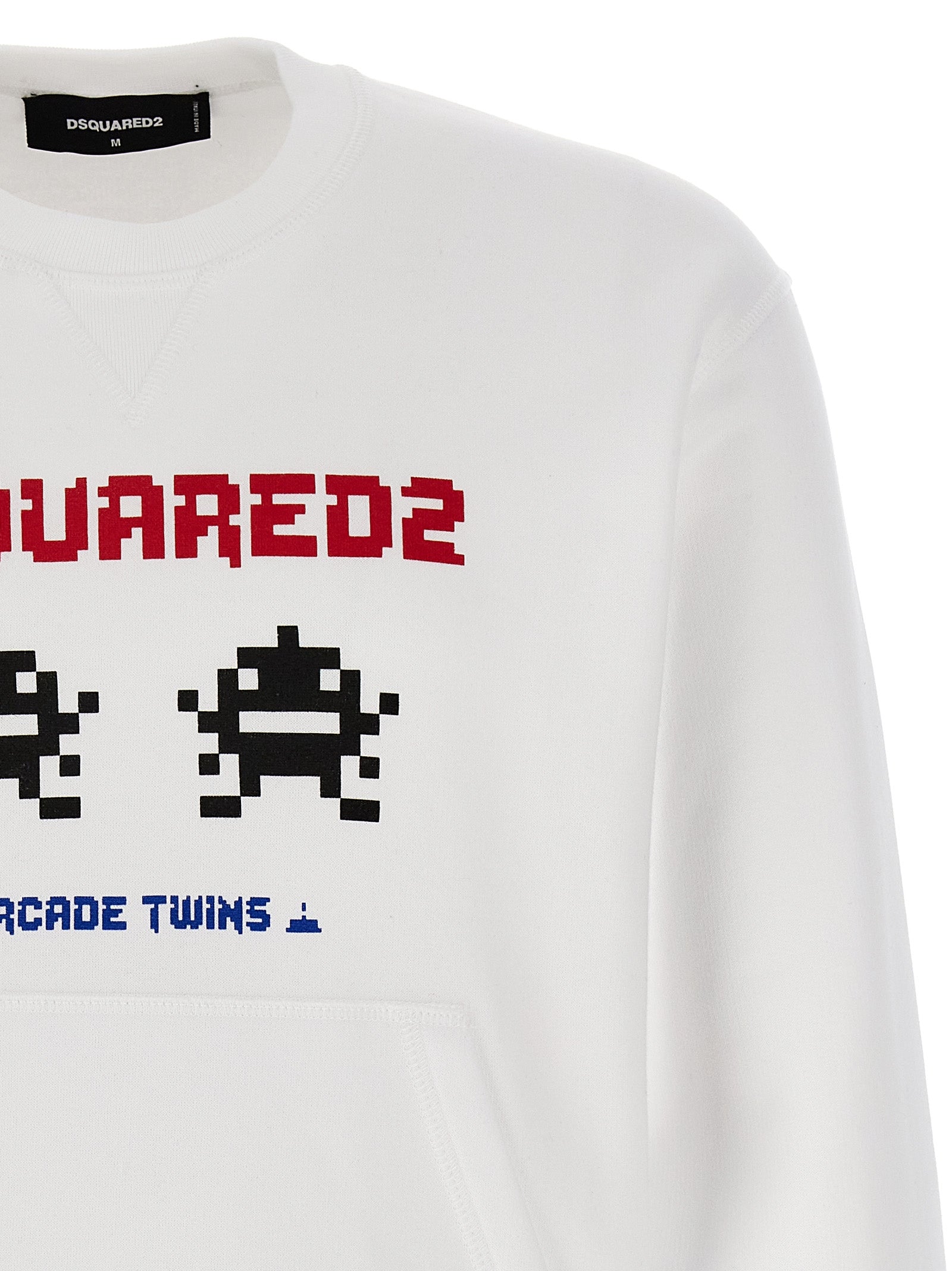 Dsquared² White Cotton Men's Sweatshirt