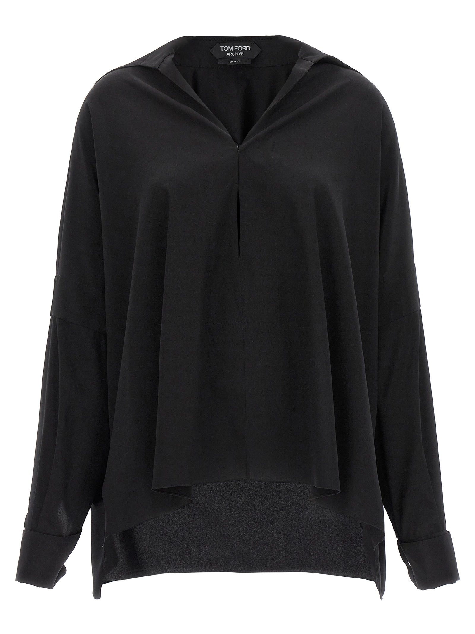 Tom Ford Black Silk Women's Blouse