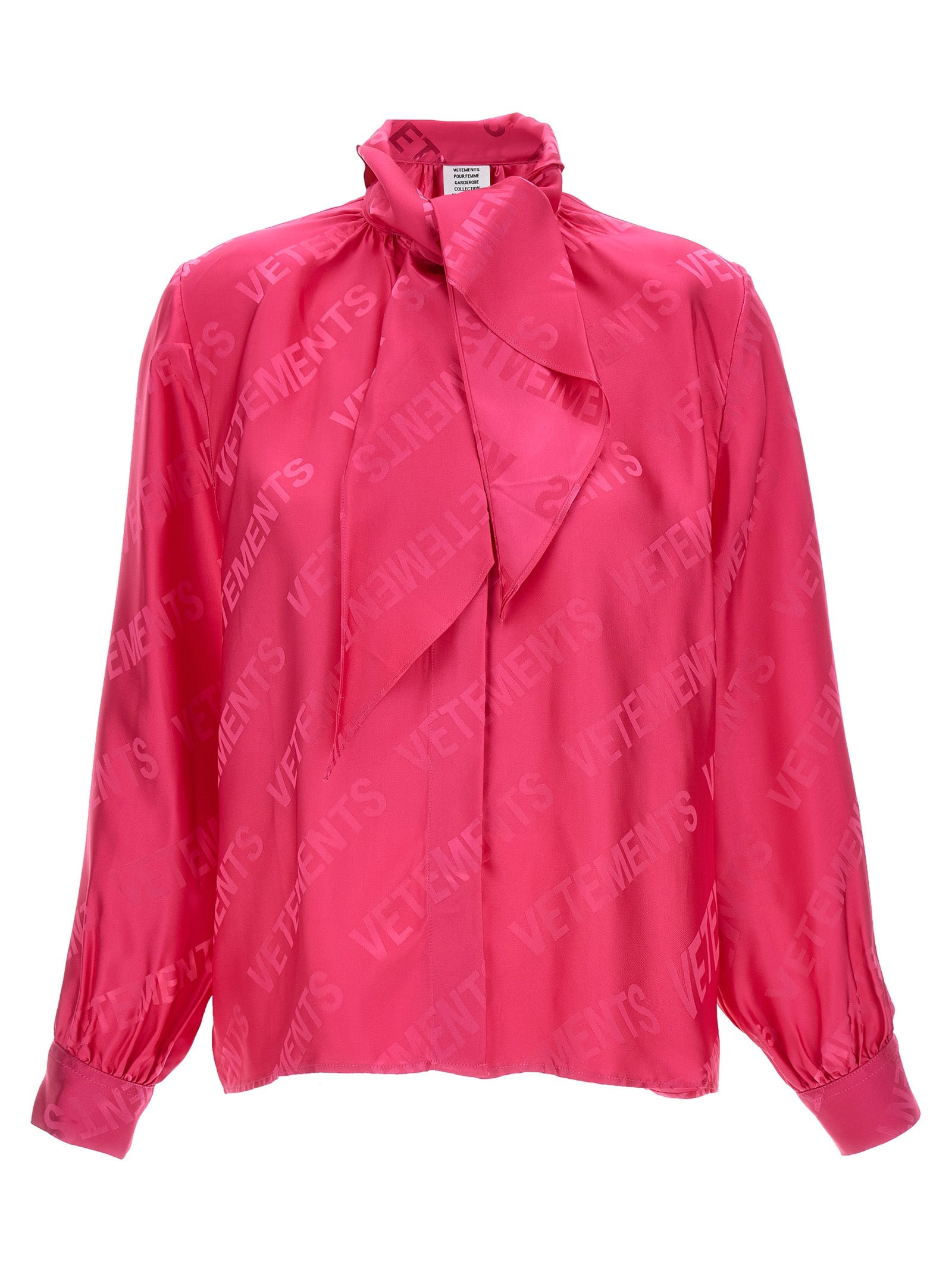 Vetements Fuchsia Viscose Women's Blouse