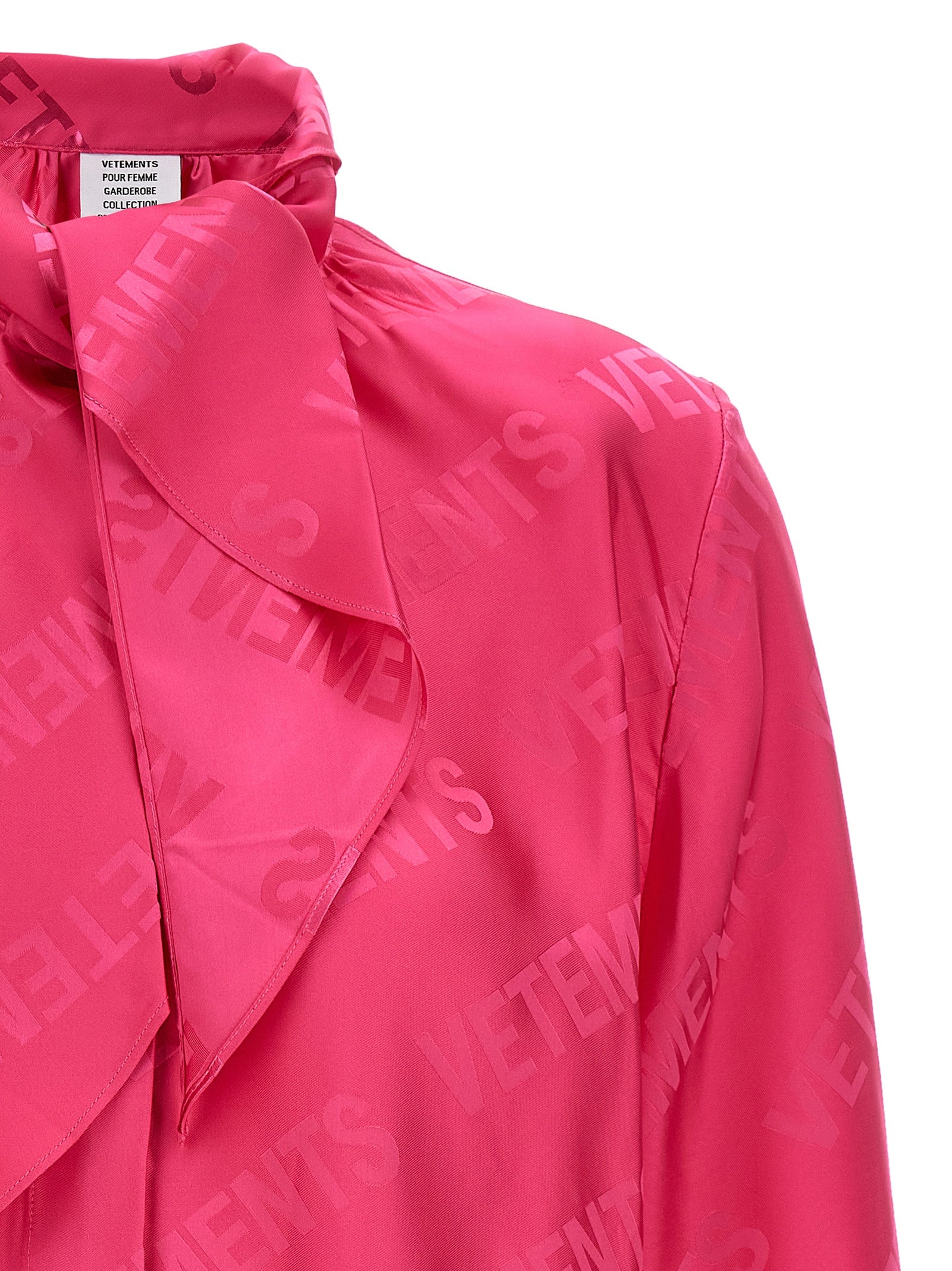 Vetements Fuchsia Viscose Women's Blouse