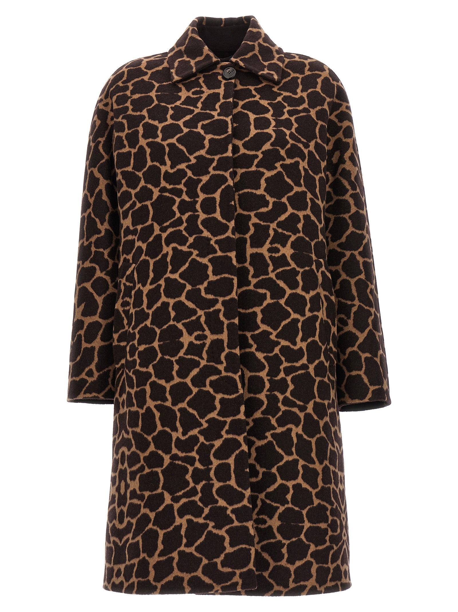 Max Mara Brown Virgin Wool Women's Coat