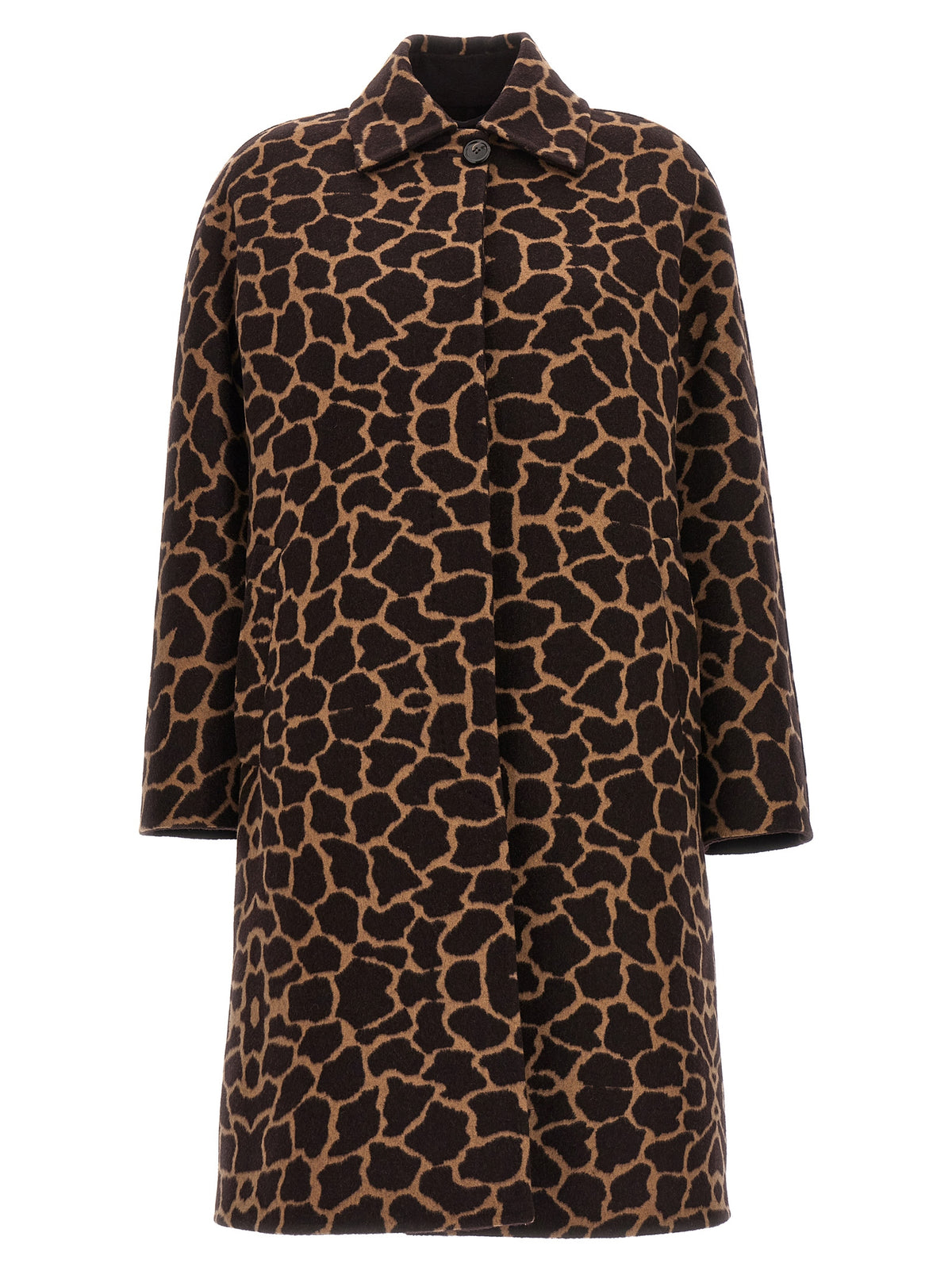 Max Mara Brown Virgin Wool Women's Coat