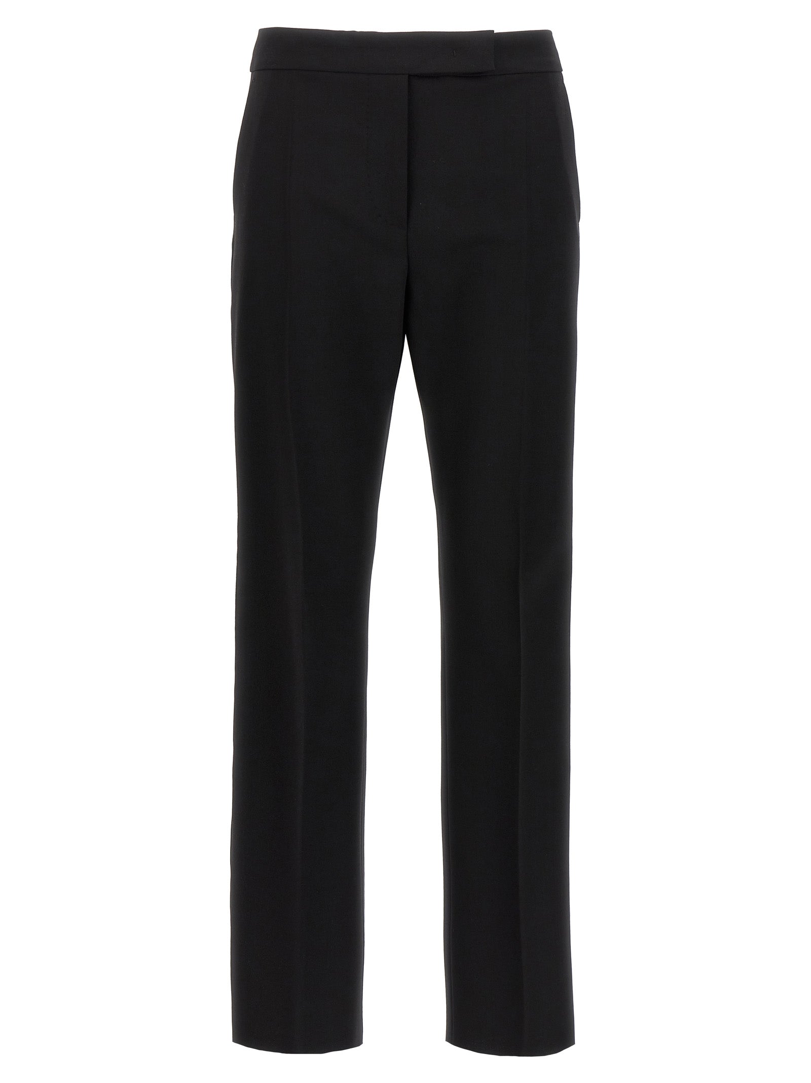 Max Mara Black Virgin Wool Dress Women's Pants