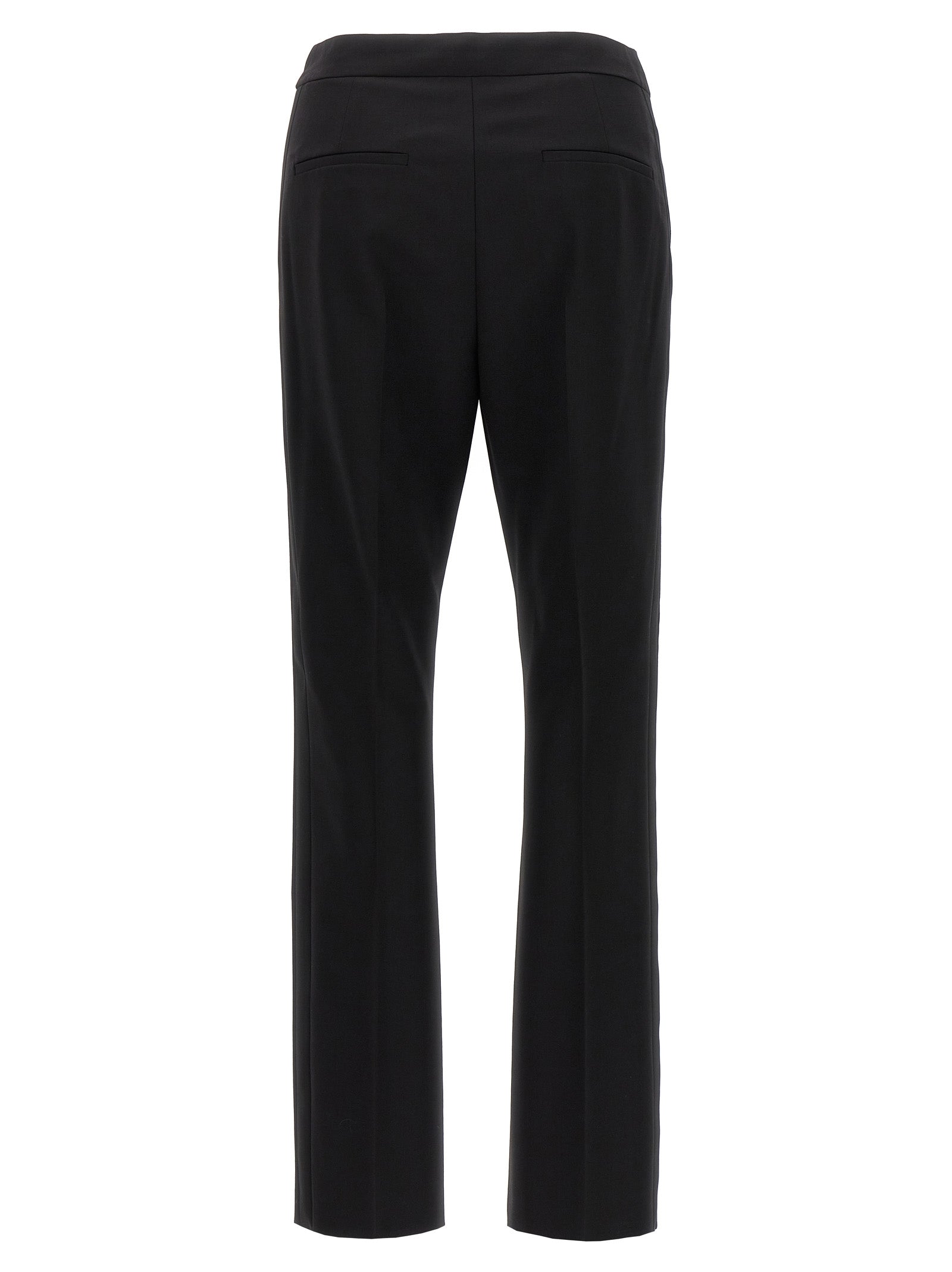 Max Mara Black Virgin Wool Dress Women's Pants