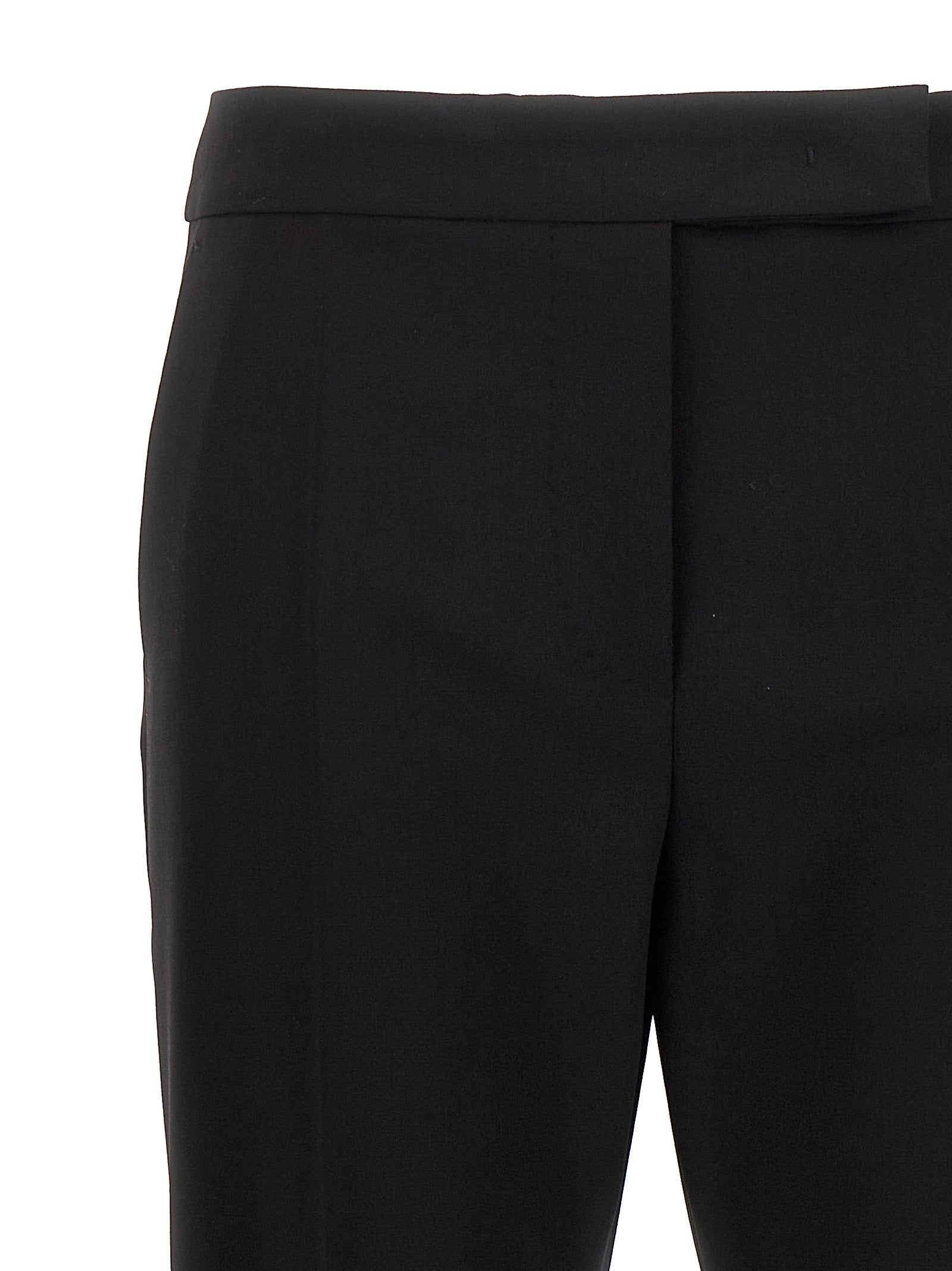 Max Mara Black Virgin Wool Dress Women's Pants