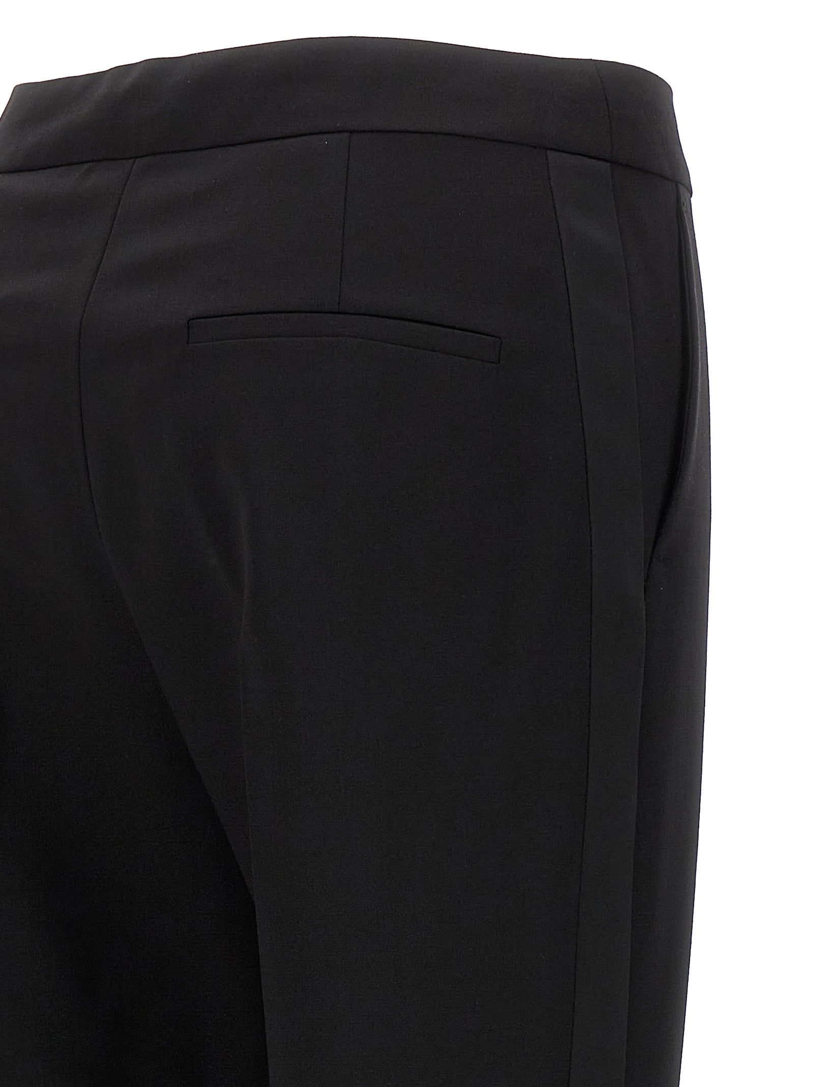 Max Mara Black Virgin Wool Dress Women's Pants