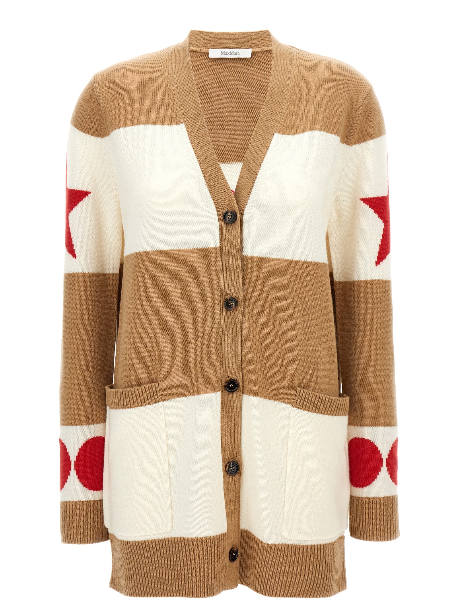 Max Mara Multicolor Wool Women's Cardigan