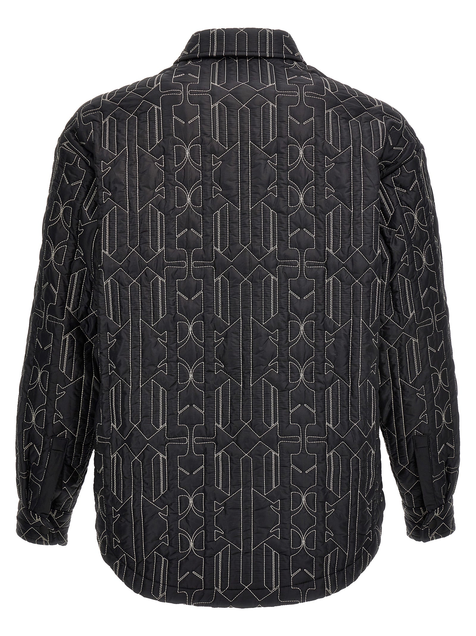 Palm Angels Gray Polyamide Shell Men's Jacket