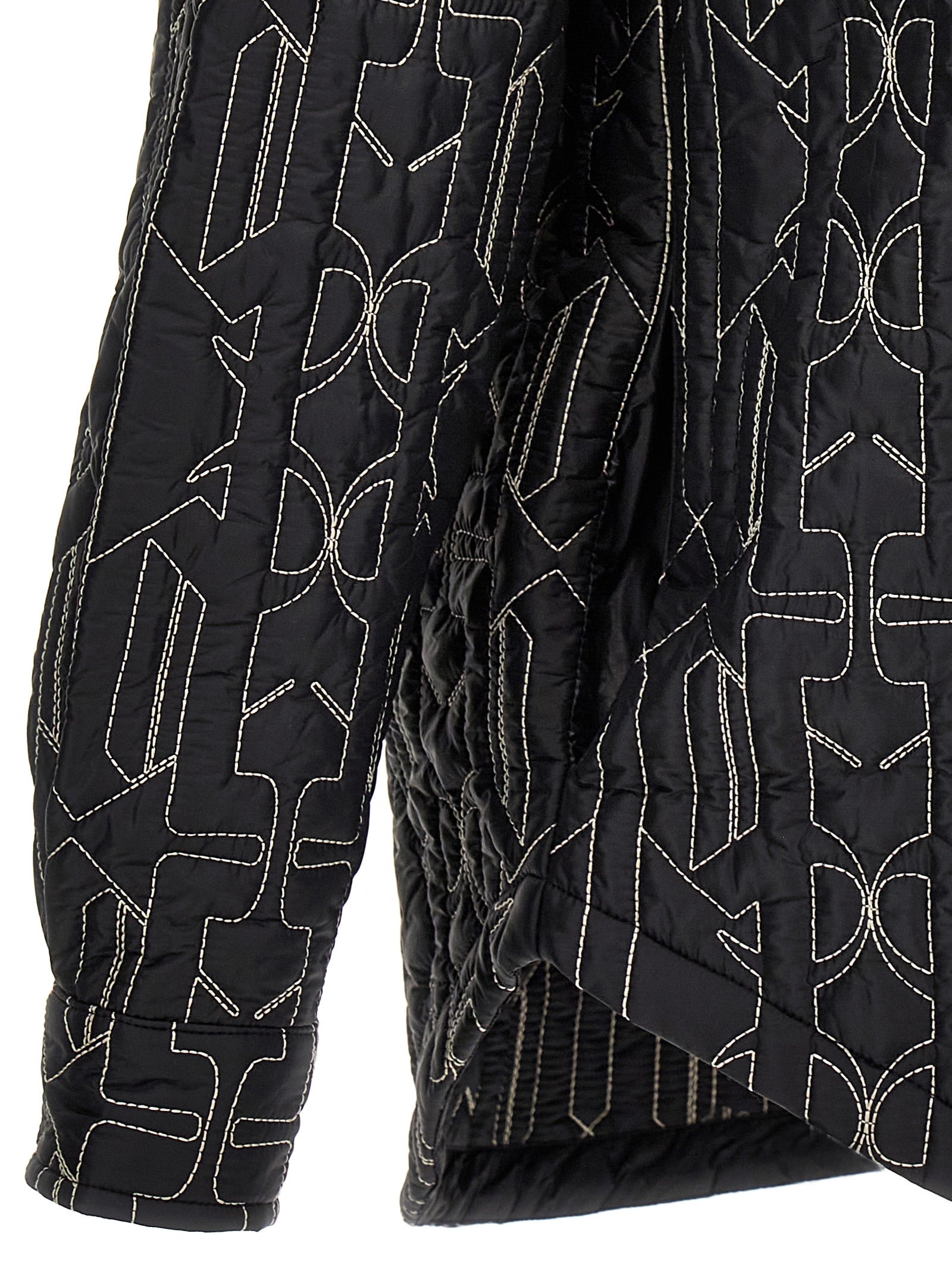 Palm Angels Gray Polyamide Shell Men's Jacket