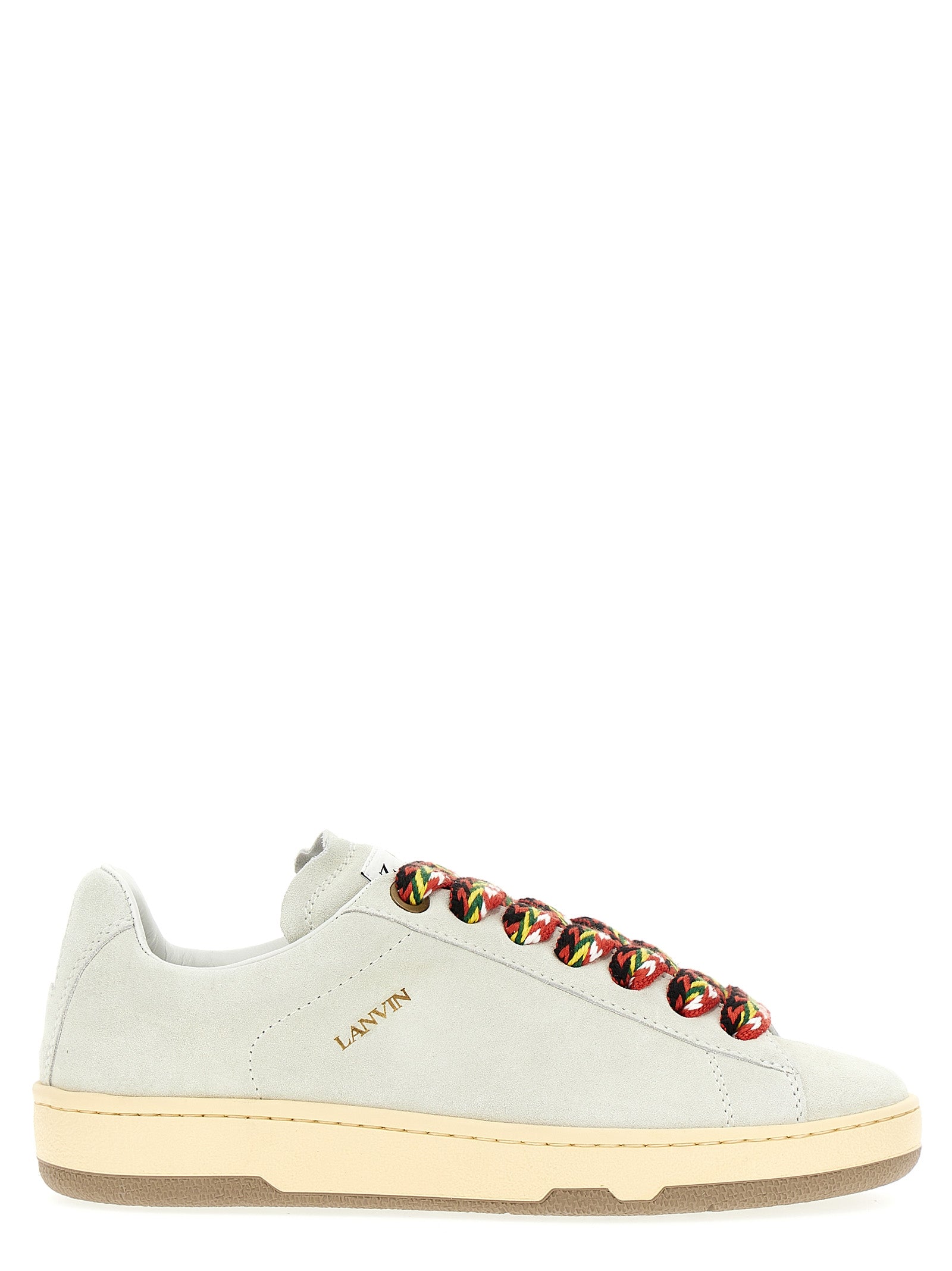 Lanvin White Calfskin Men's Sneakers