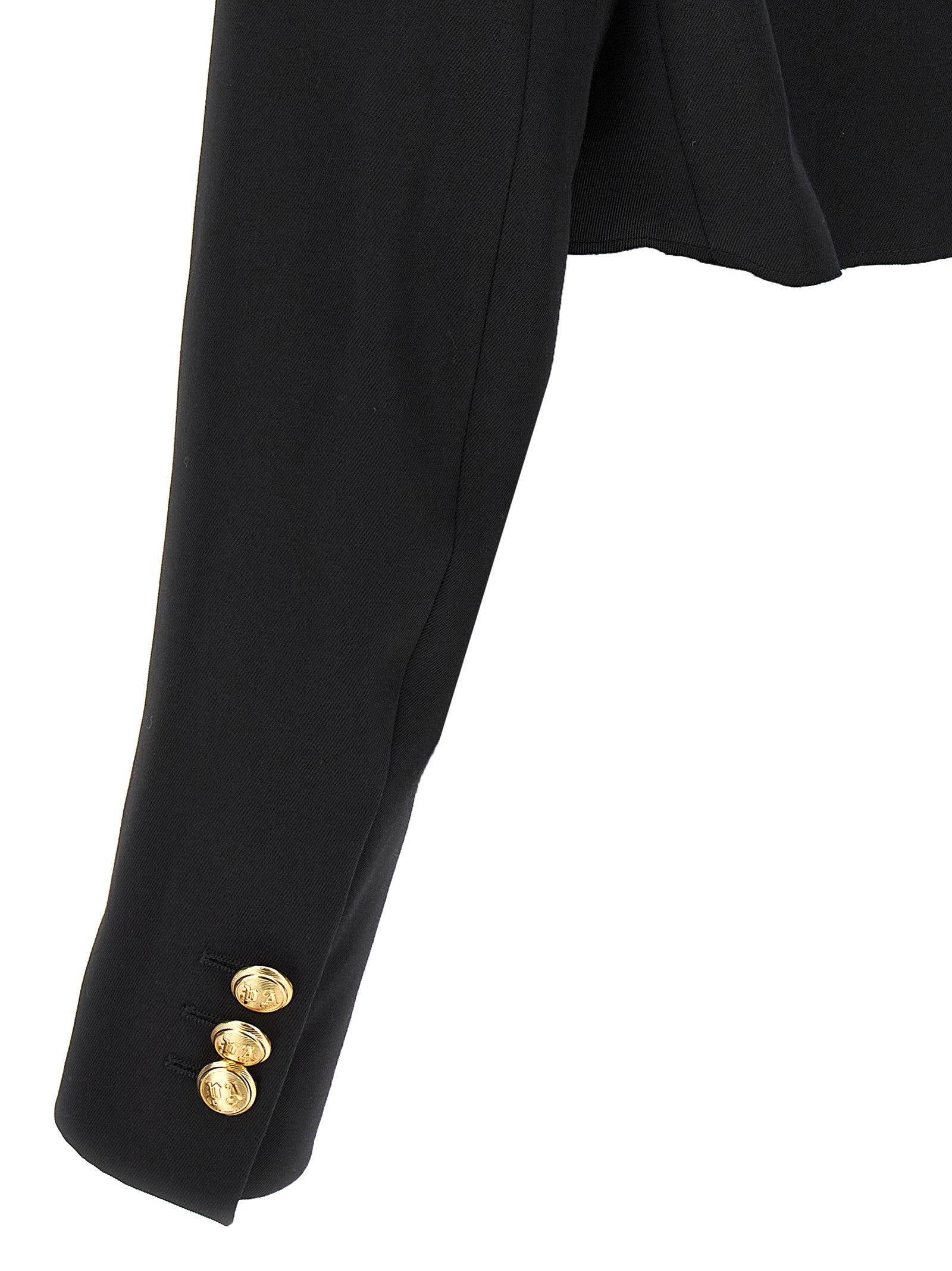 Palm Angels Black Polyester Women's Blazer