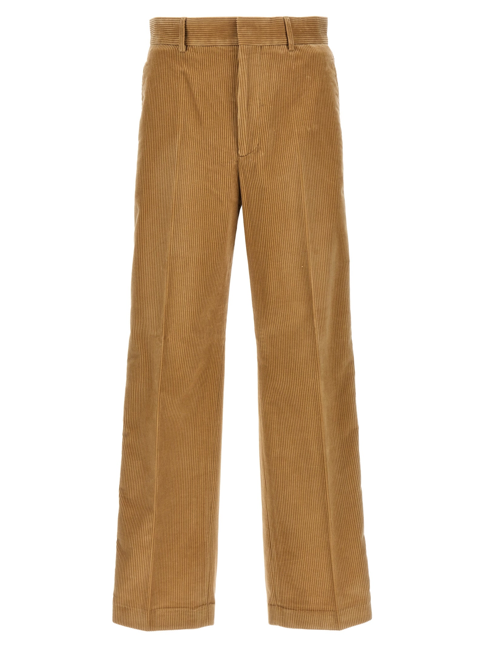 Palm Angels Beige Cotton Casual Men's Pants
