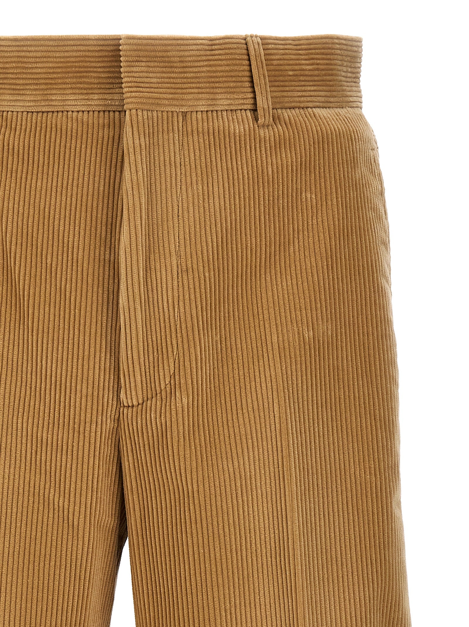 Palm Angels Beige Cotton Casual Men's Pants