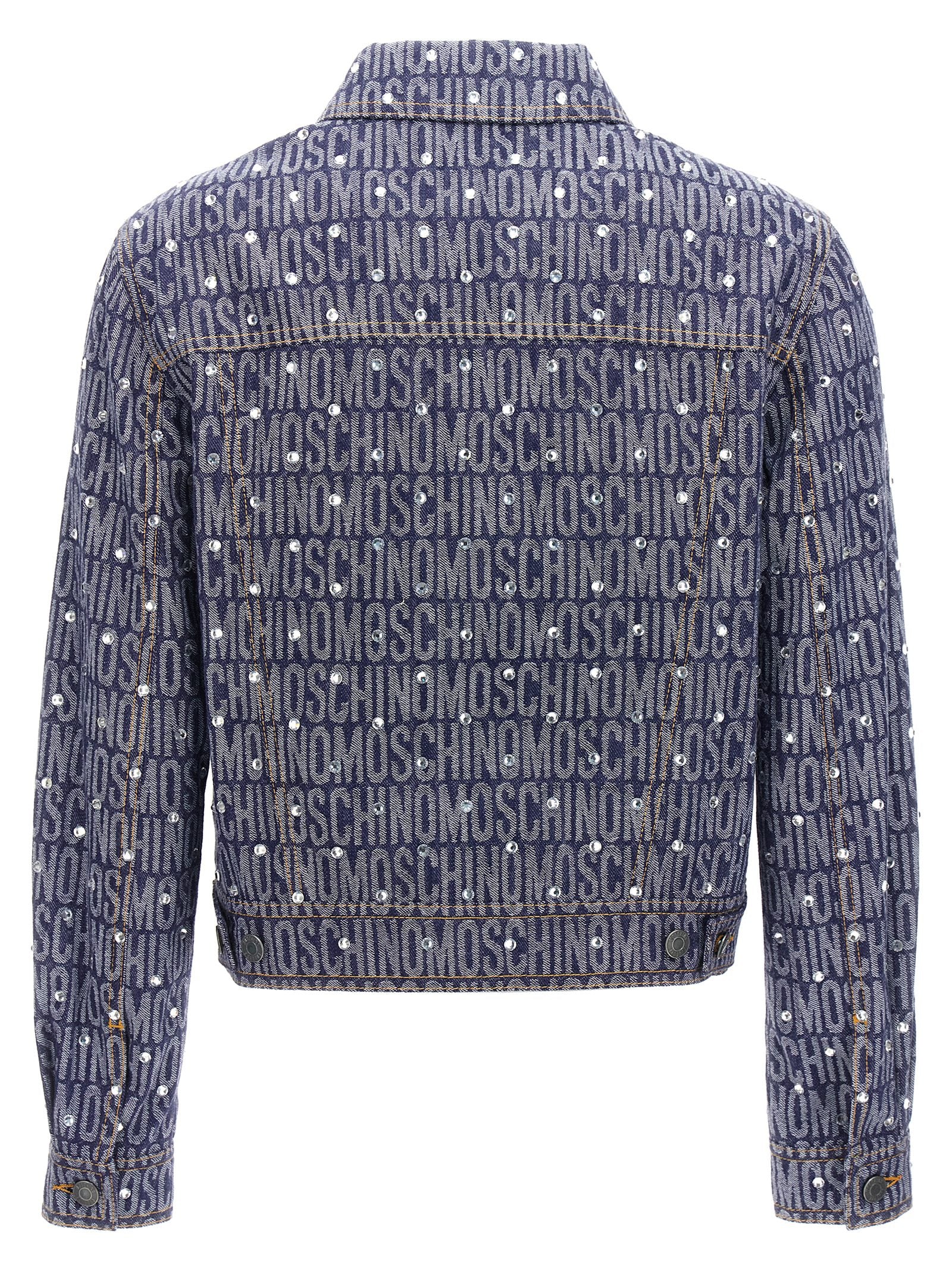 Moschino Blue Cotton Denim Women's Jacket