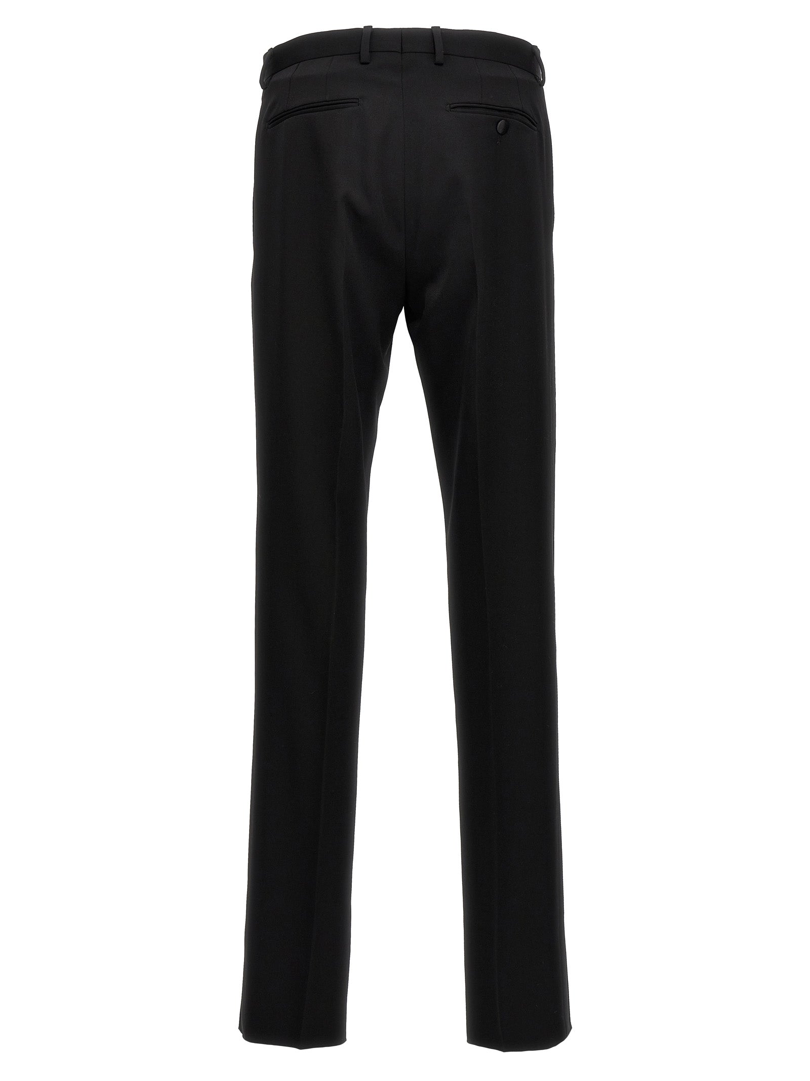 Lanvin Black Wool Dress Men's Pants