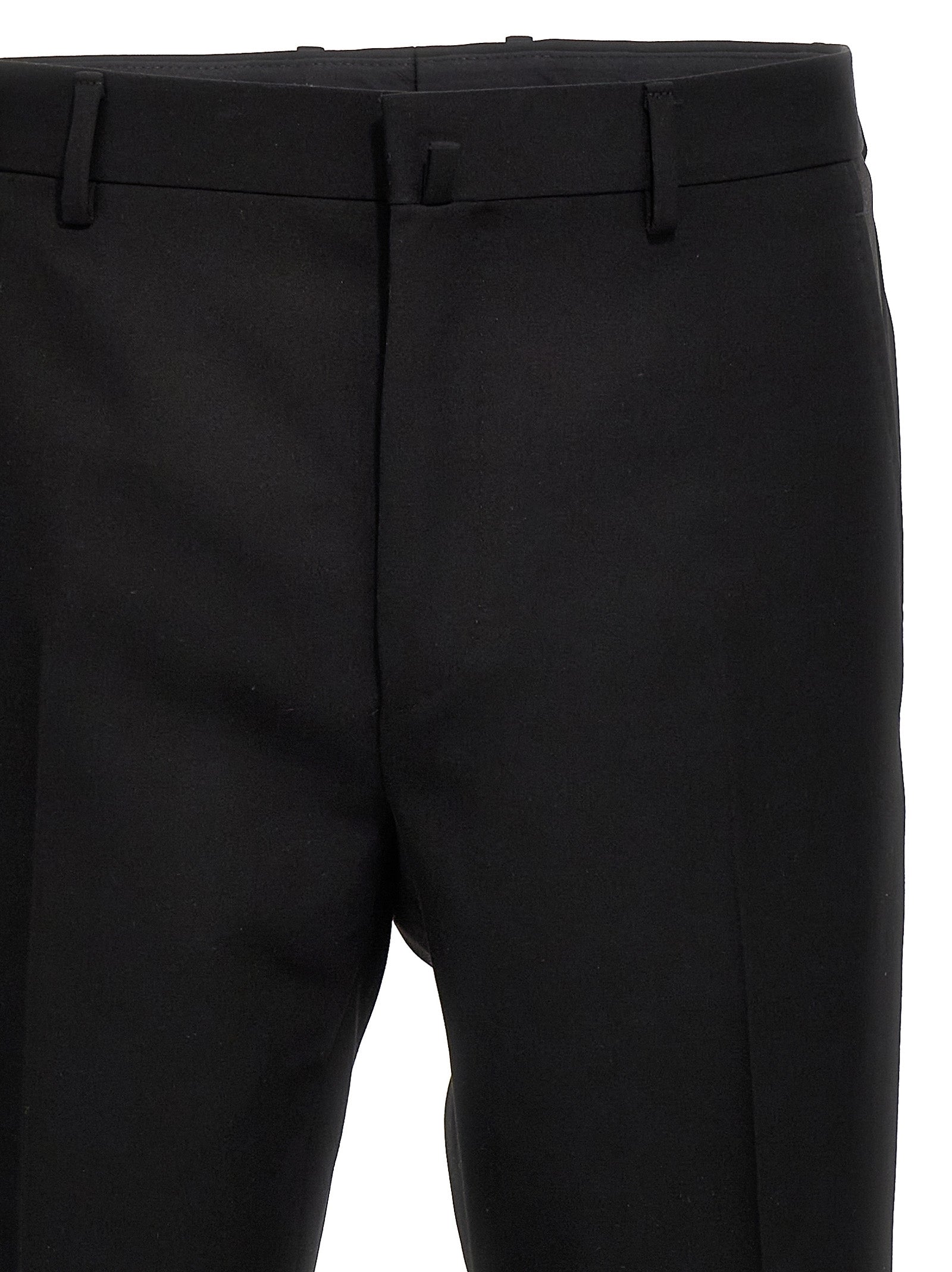Lanvin Black Wool Dress Men's Pants