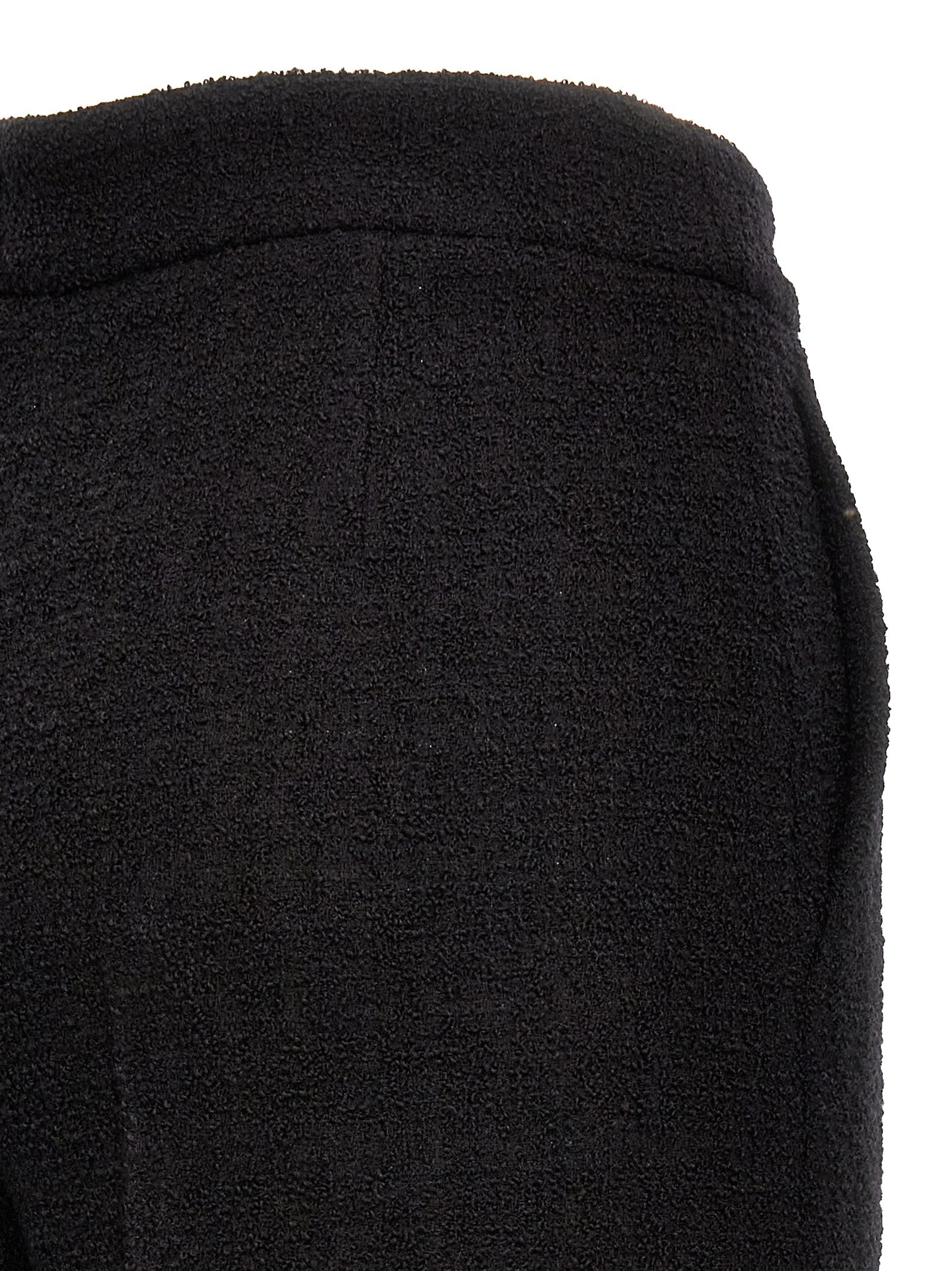 Moschino Black Wool Cropped Women's Pants
