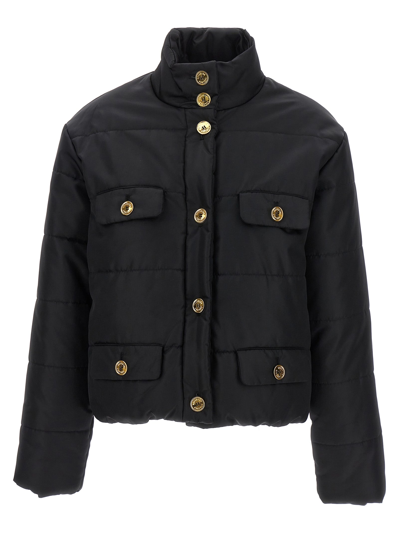 Moschino Black Polyamide Full-Length Women's Jacket