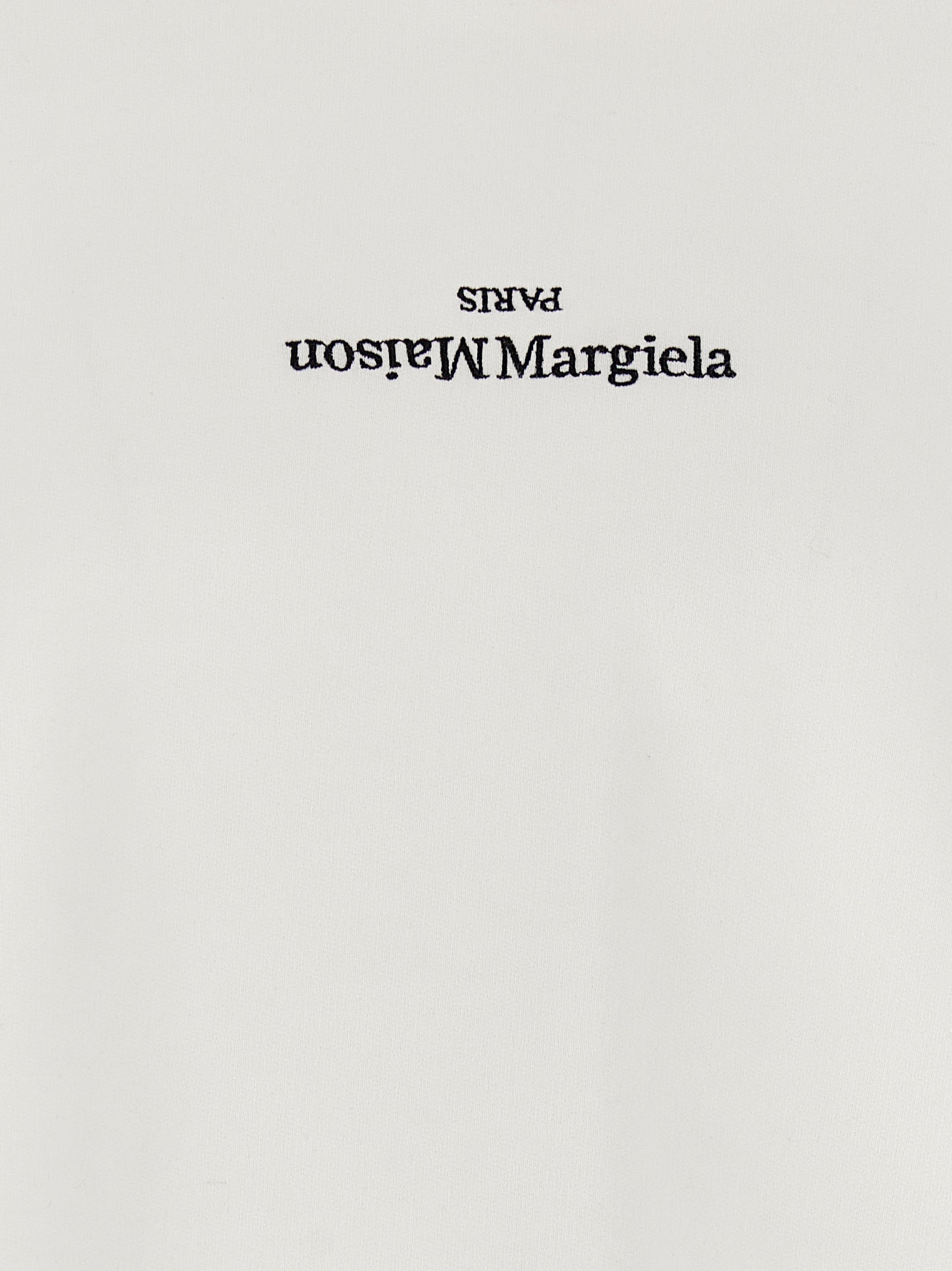 Maison Margiela White Cotton Men's Sweatshirt