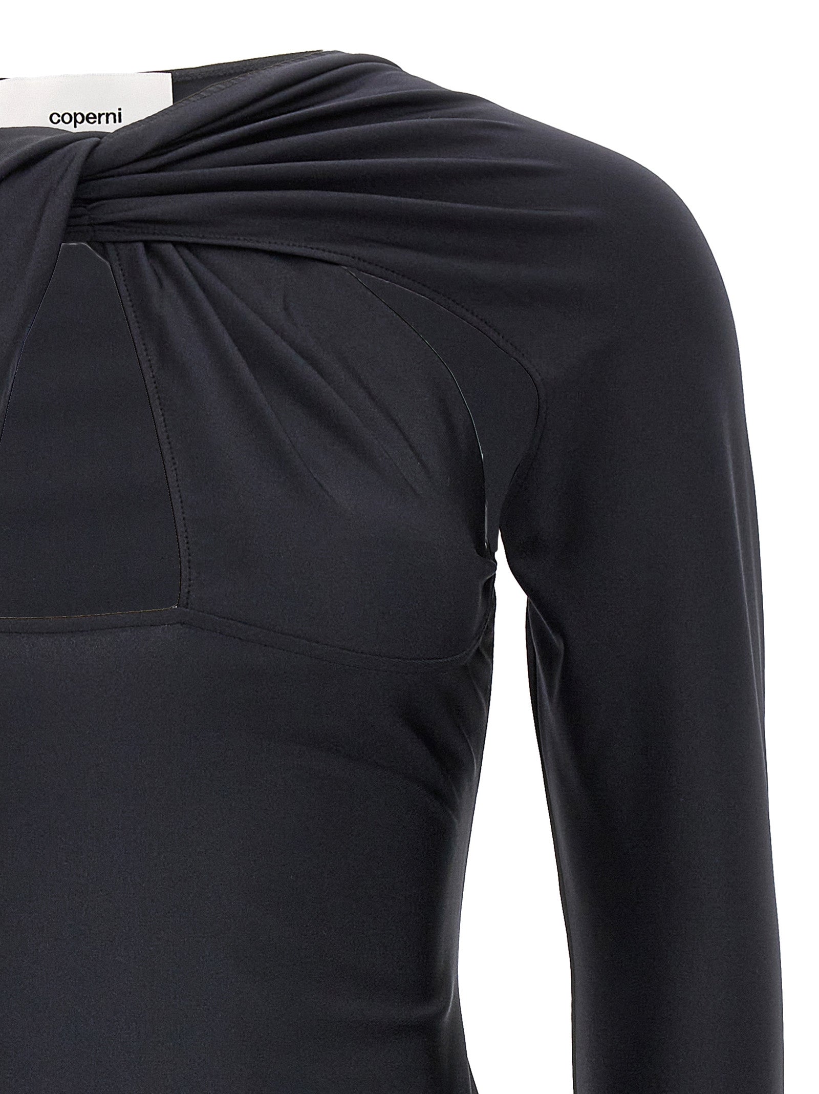 Coperni Black Polyamide Short Women's Dress