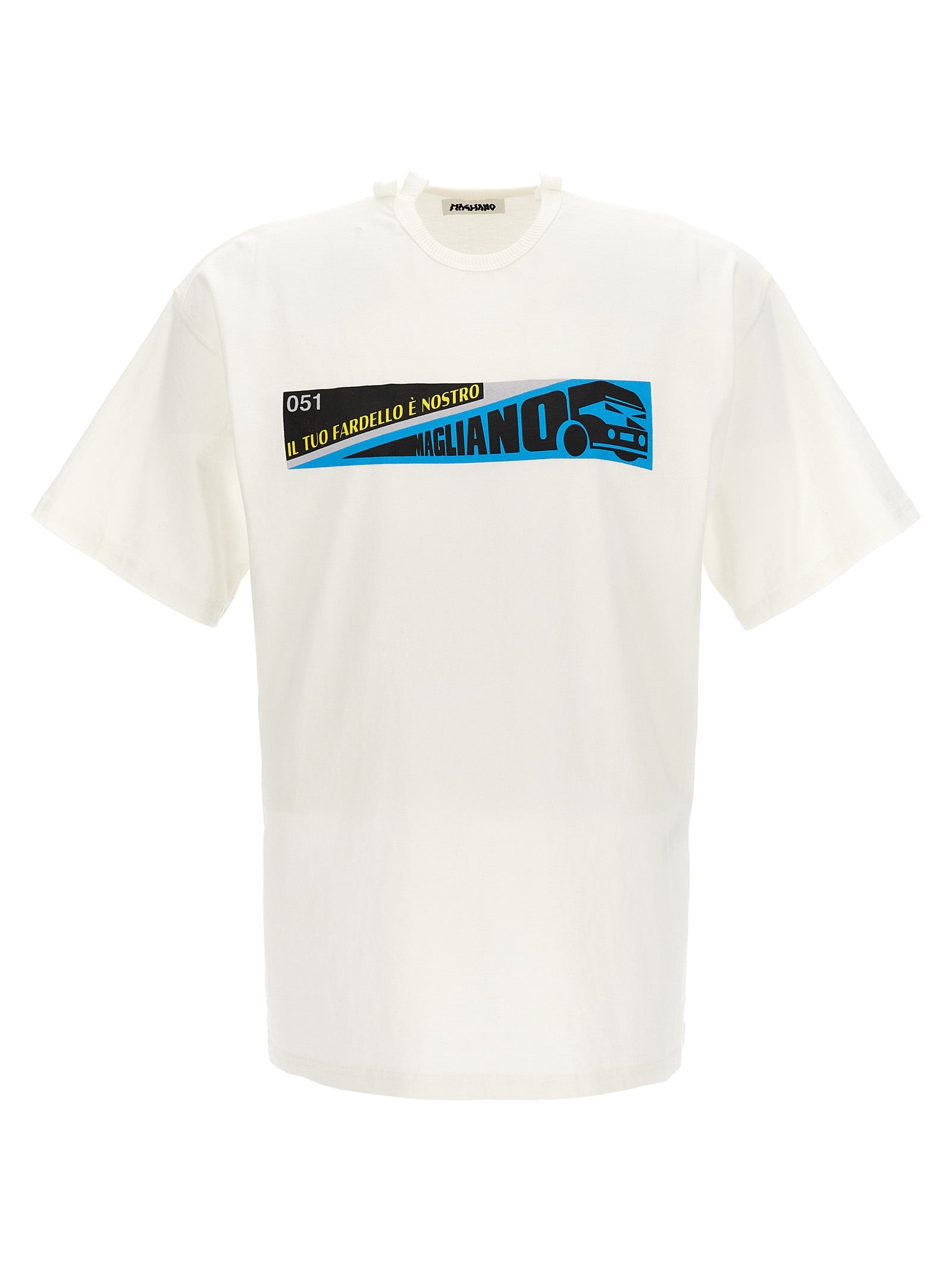 Magliano White Cotton Men's T-Shirt