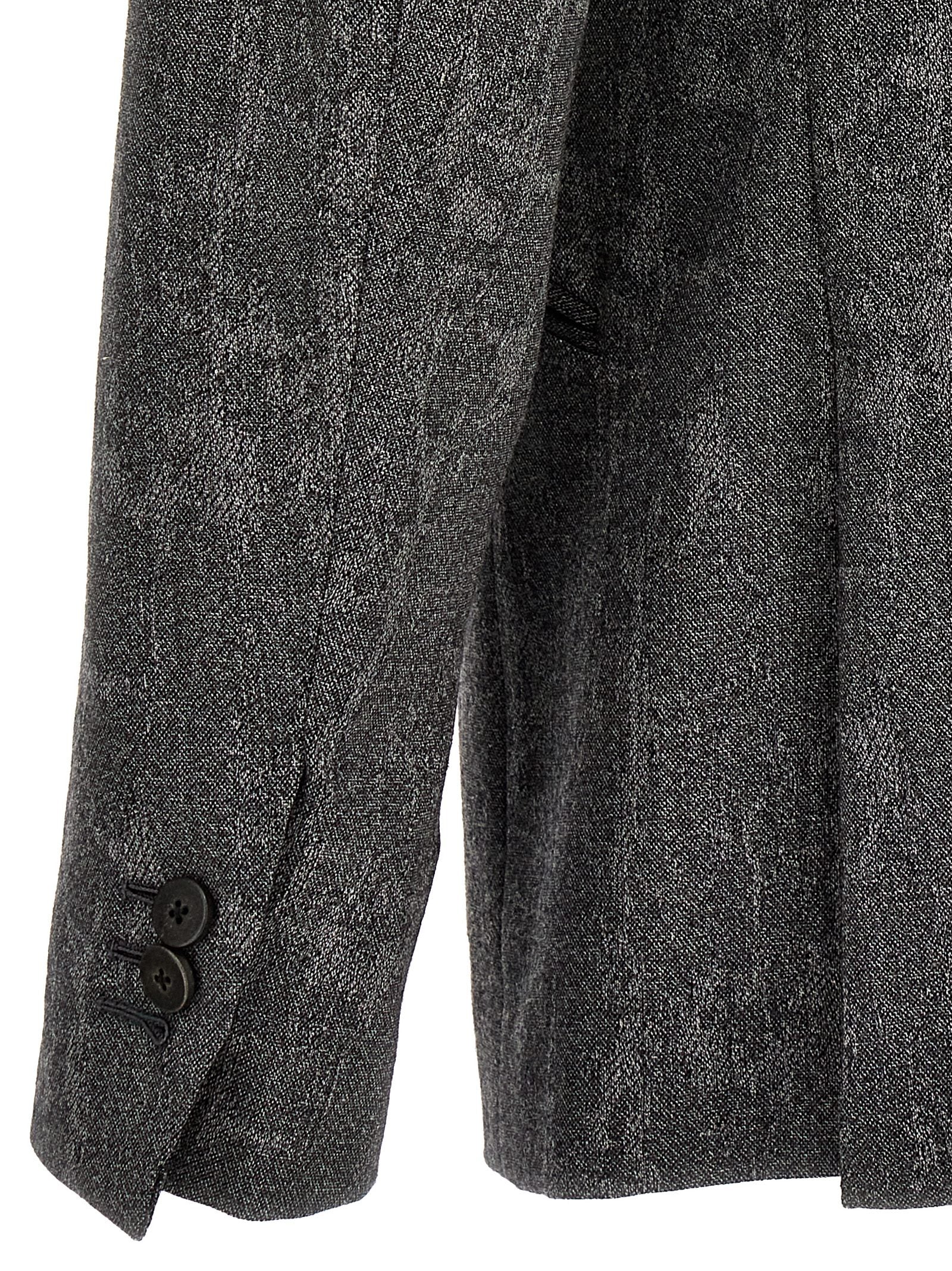 MAURIZIO MIRI Gray Wool Men's Blazer