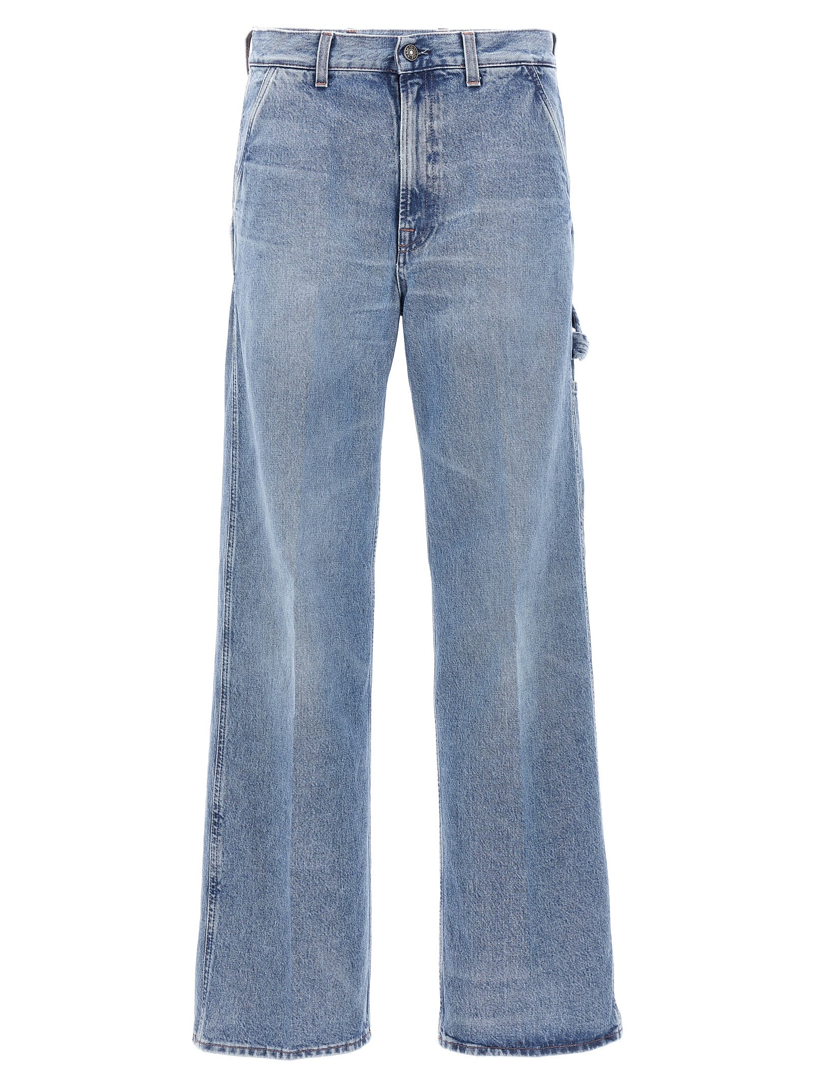 Made in Tomboy Blue Cotton Relaxed Fit Women's Jeans
