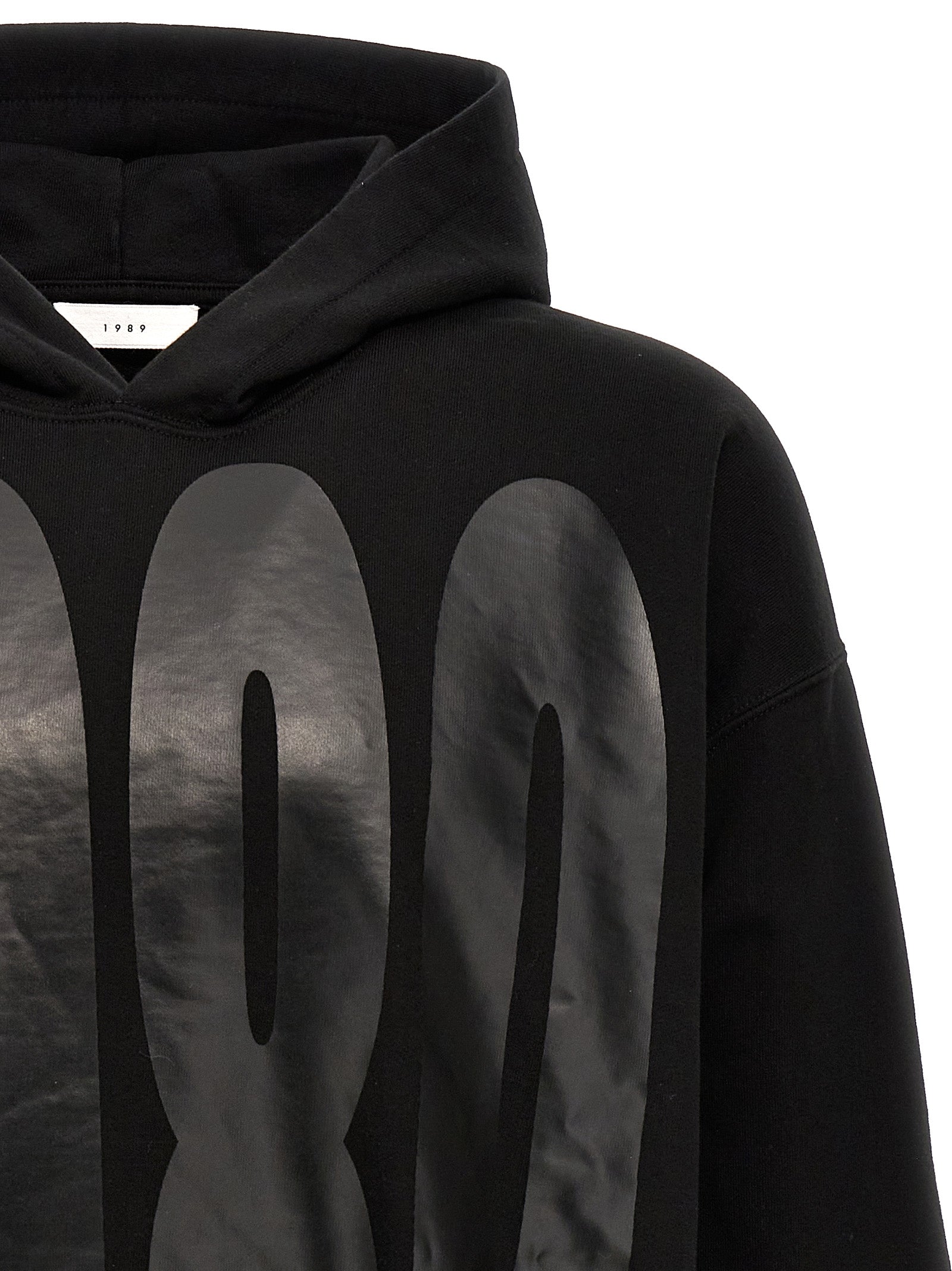 1989 Studio Black Cotton Men's Sweatshirt