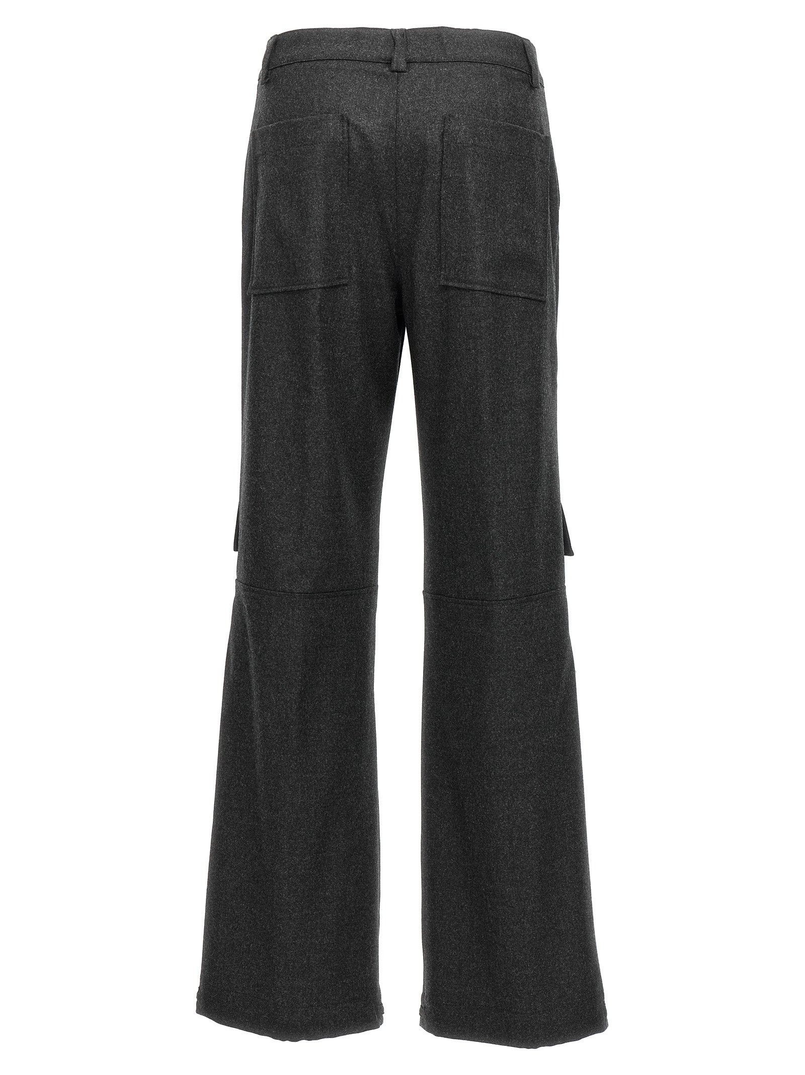 P.A.R.O.S.H. Gray Virgin Wool Cargo Women's Pants