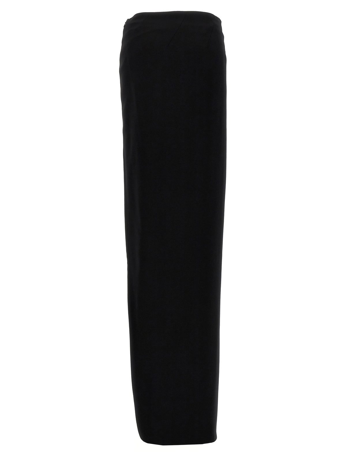 Ann Demeulemeester Black Lamb Leather Mini Women's Skirt