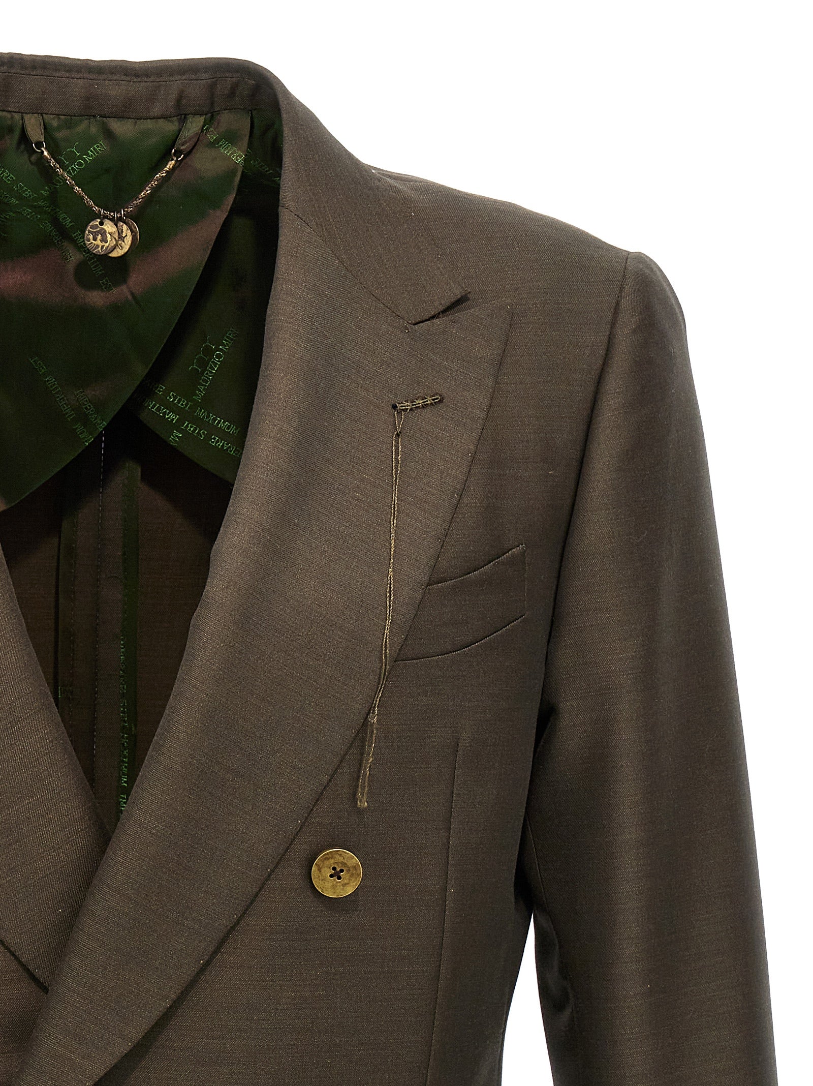 MAURIZIO MIRI Bicolor Wool Men's Blazer