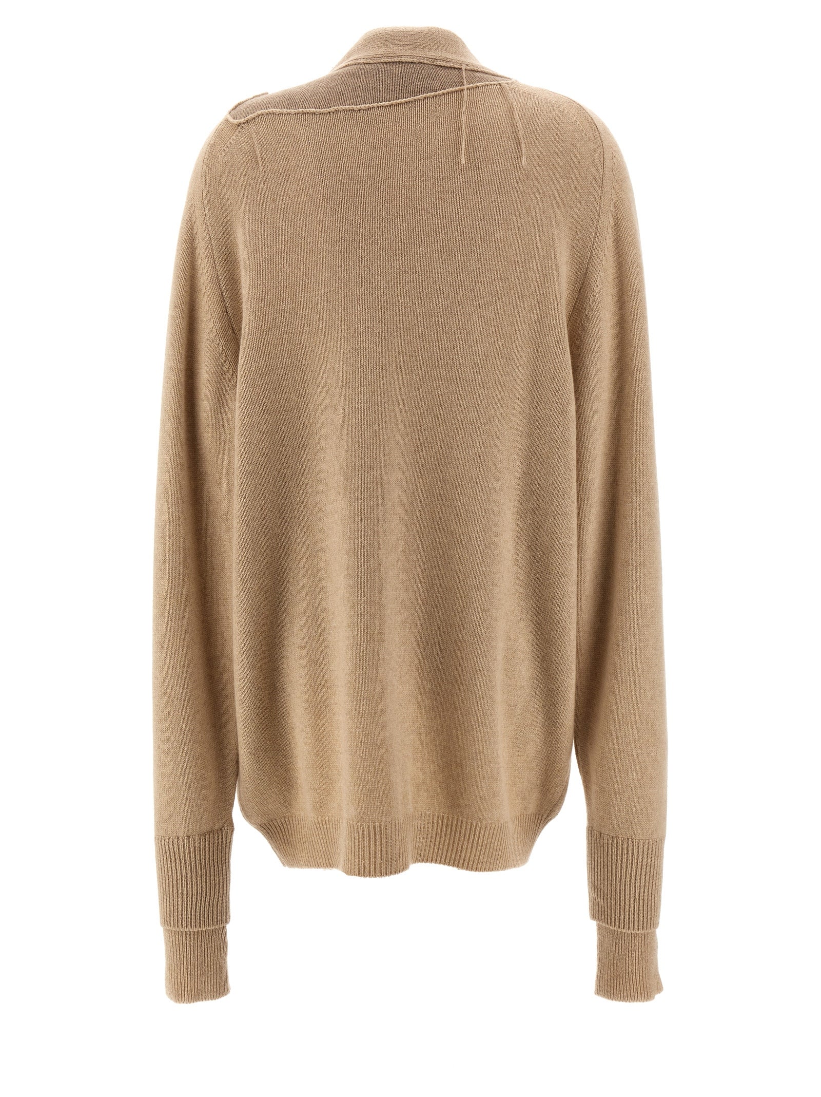 RAMAEL Beige Cashmere Women's Cardigan