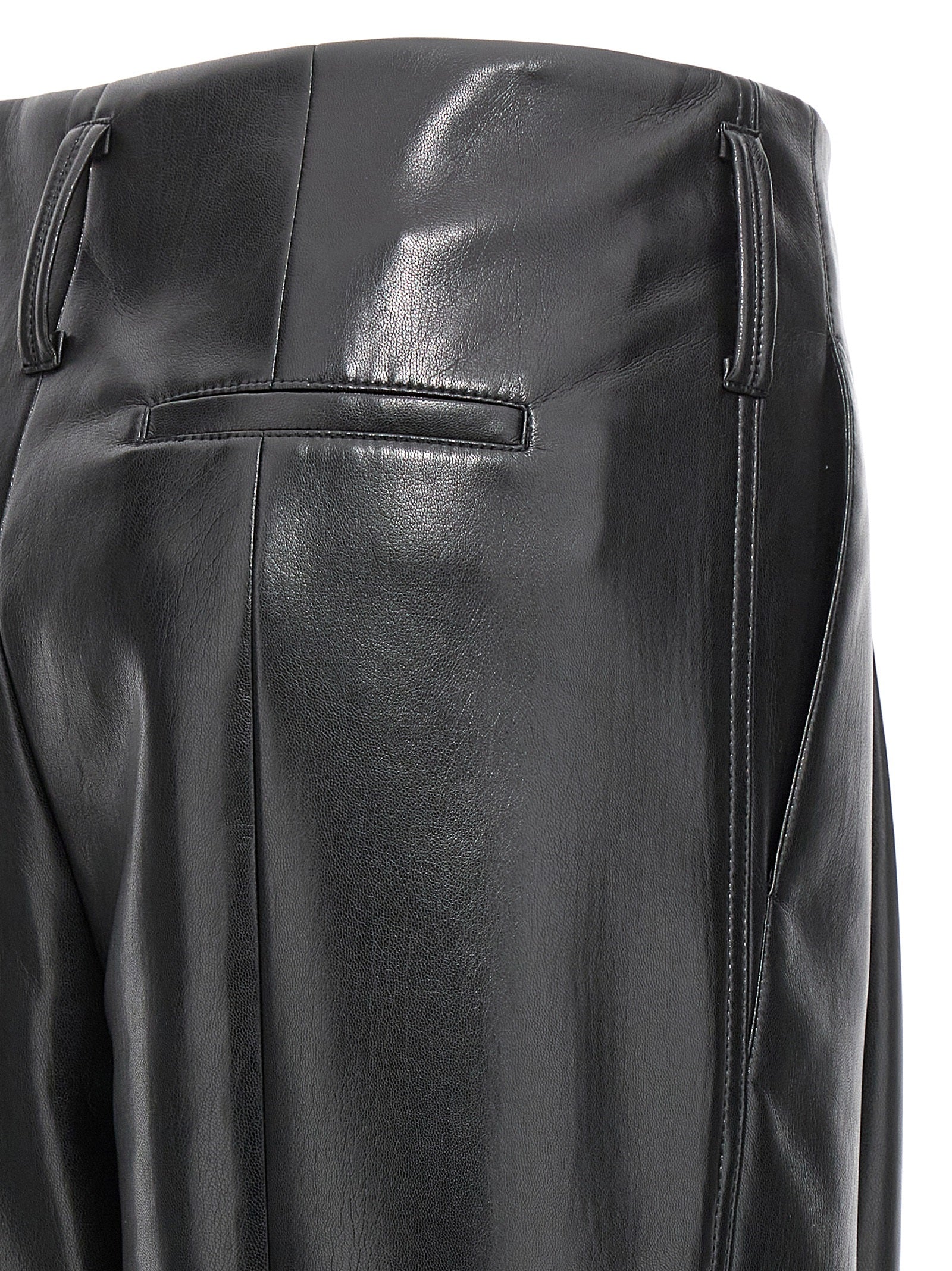 Philosophy Black Polyester Casual Women's Pants